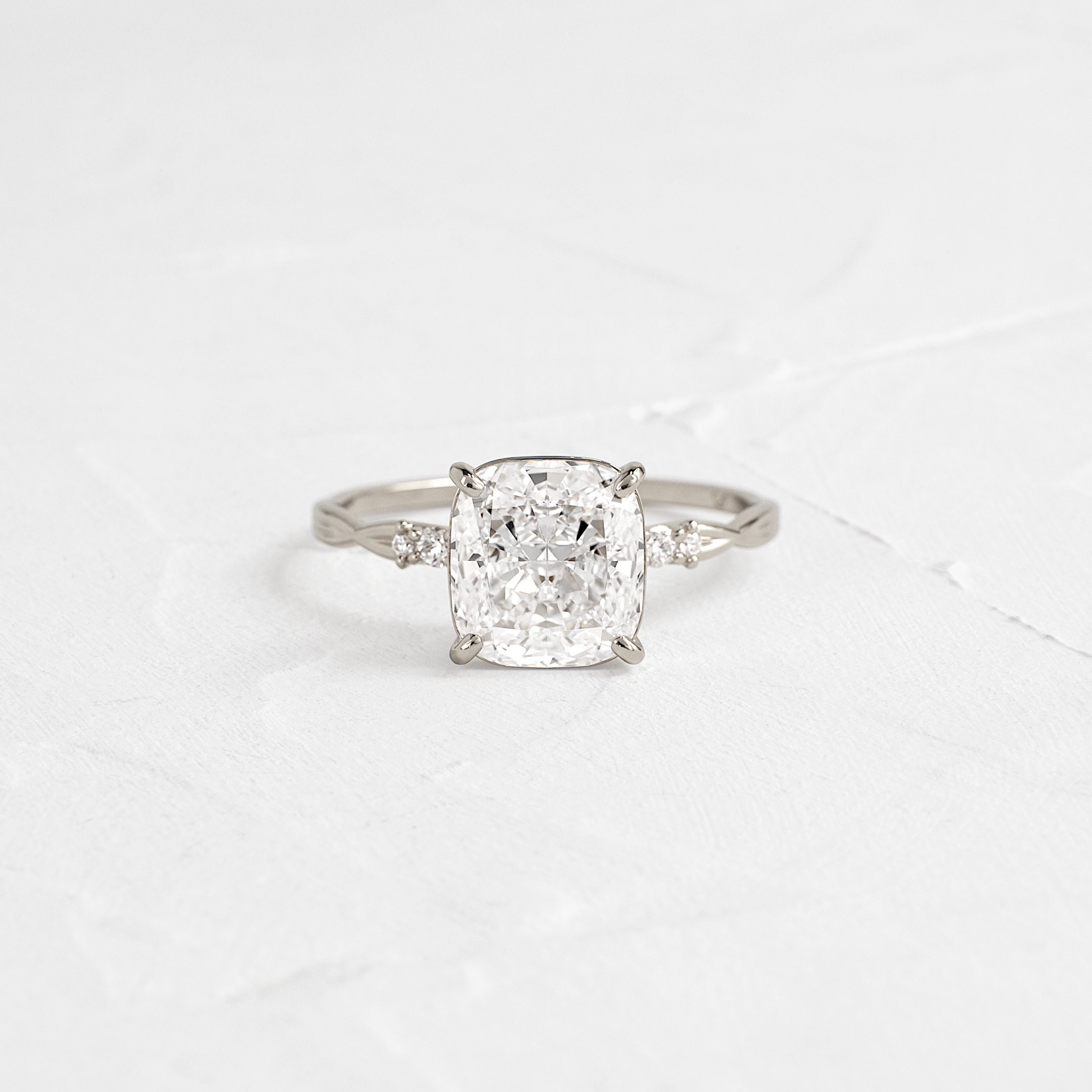 Trestle Ring, Cushion Cut - Melanie Casey