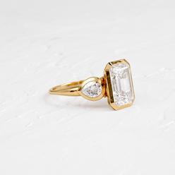 Moon Candy n°006 Ring Moonrise Ring, Emerald Cut | Melanie Casey
