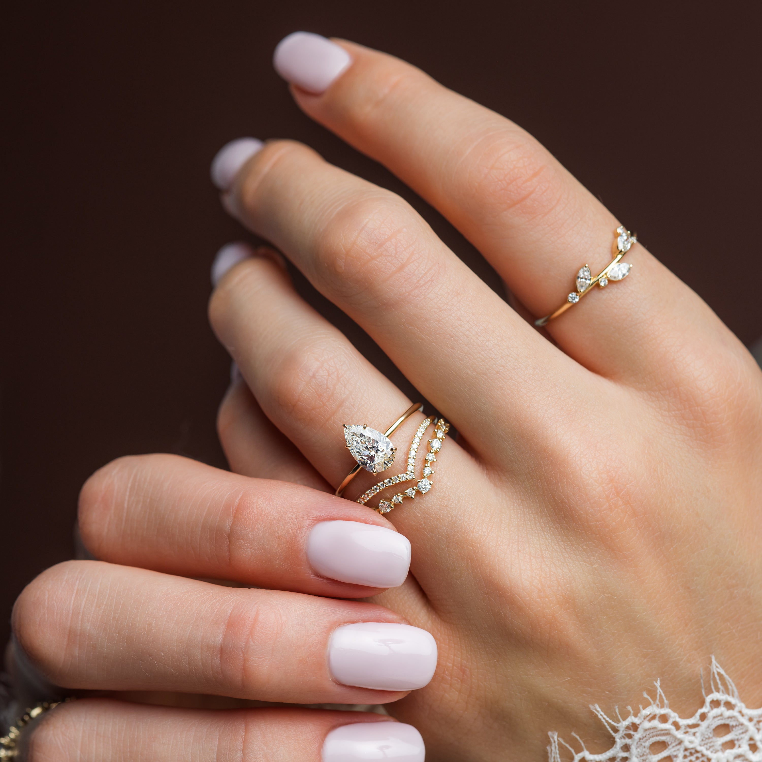 Chevron Wisp Band | Melanie Casey Fine Jewelry