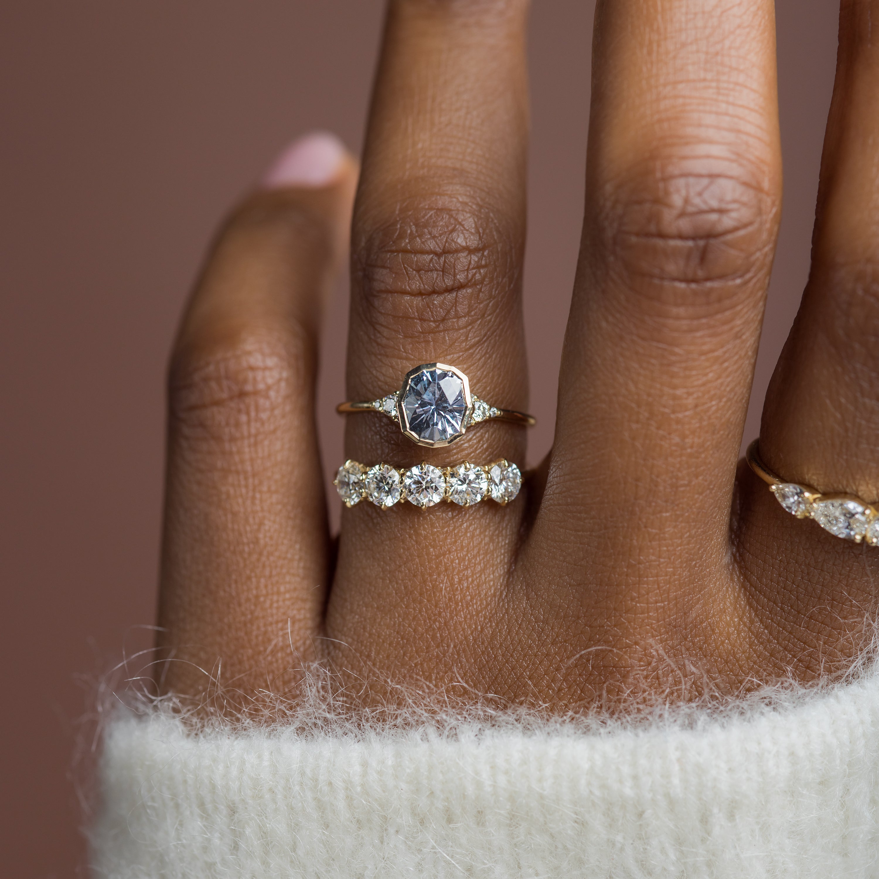 Evenfall Ring, 1.5ct. Blue Montana Sapphire | Melanie Casey Jewelry