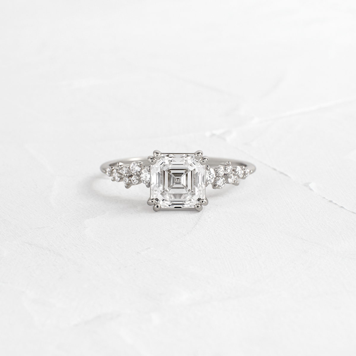 On The Horizon Ring, Asscher Cut | Melanie Casey Jewelry