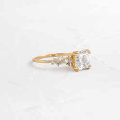 On The Horizon Ring, Asscher Cut | Melanie Casey Jewelry
