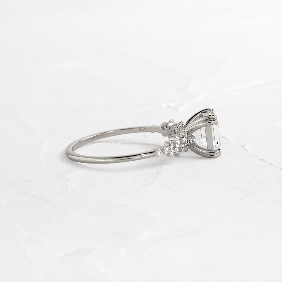 On The Horizon Ring, Asscher Cut | Melanie Casey Jewelry