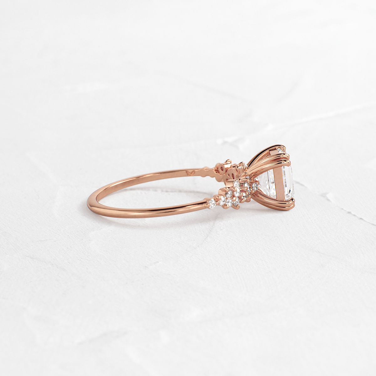 On The Horizon Ring, Asscher Cut | Melanie Casey Jewelry