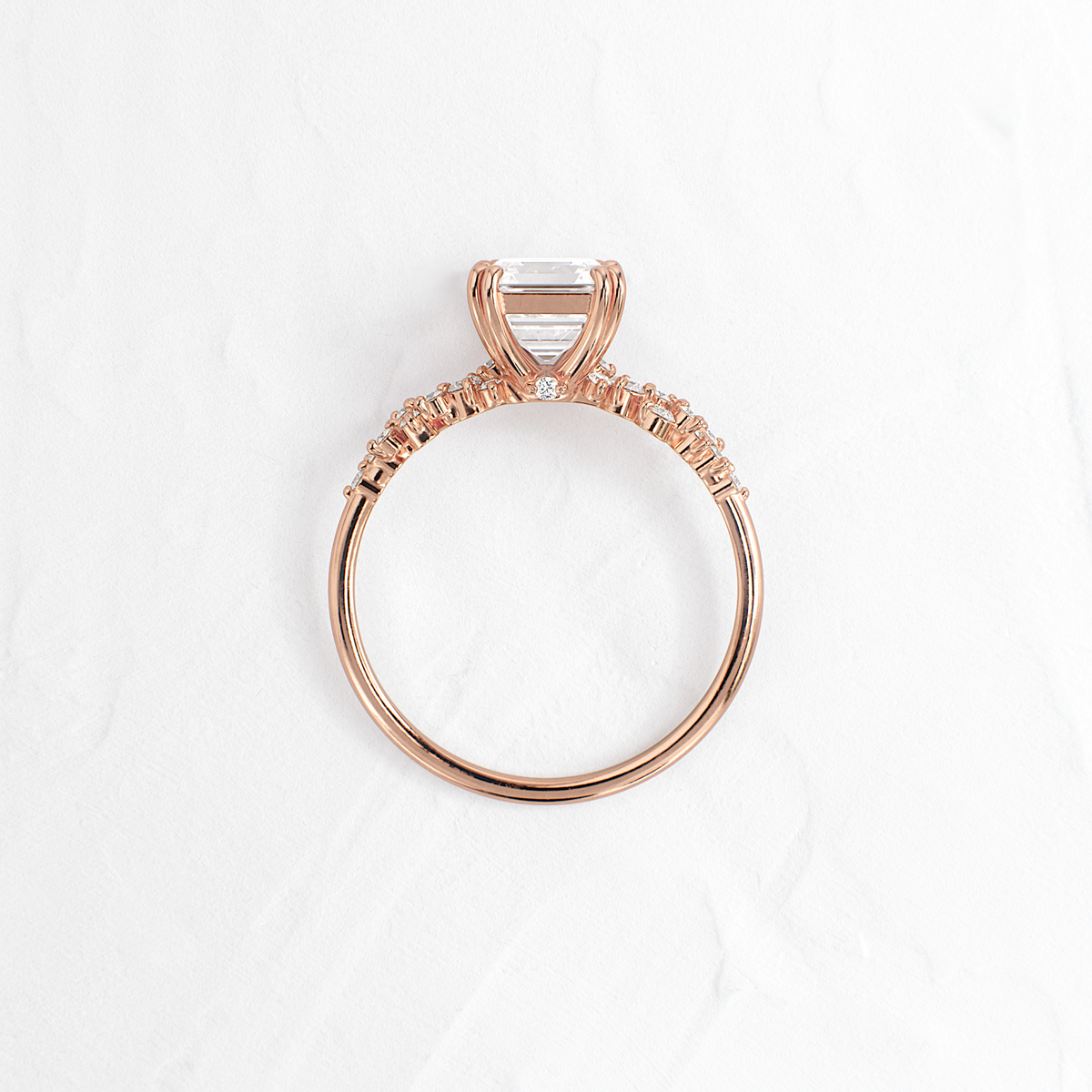 On The Horizon Ring, Asscher Cut | Melanie Casey Jewelry