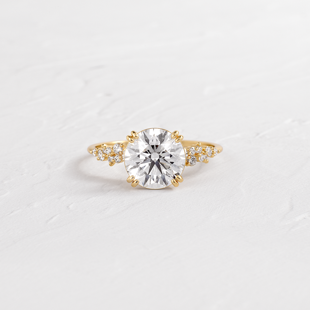 On The Horizon Ring, Round Cut | Melanie Casey Fine Jewelry