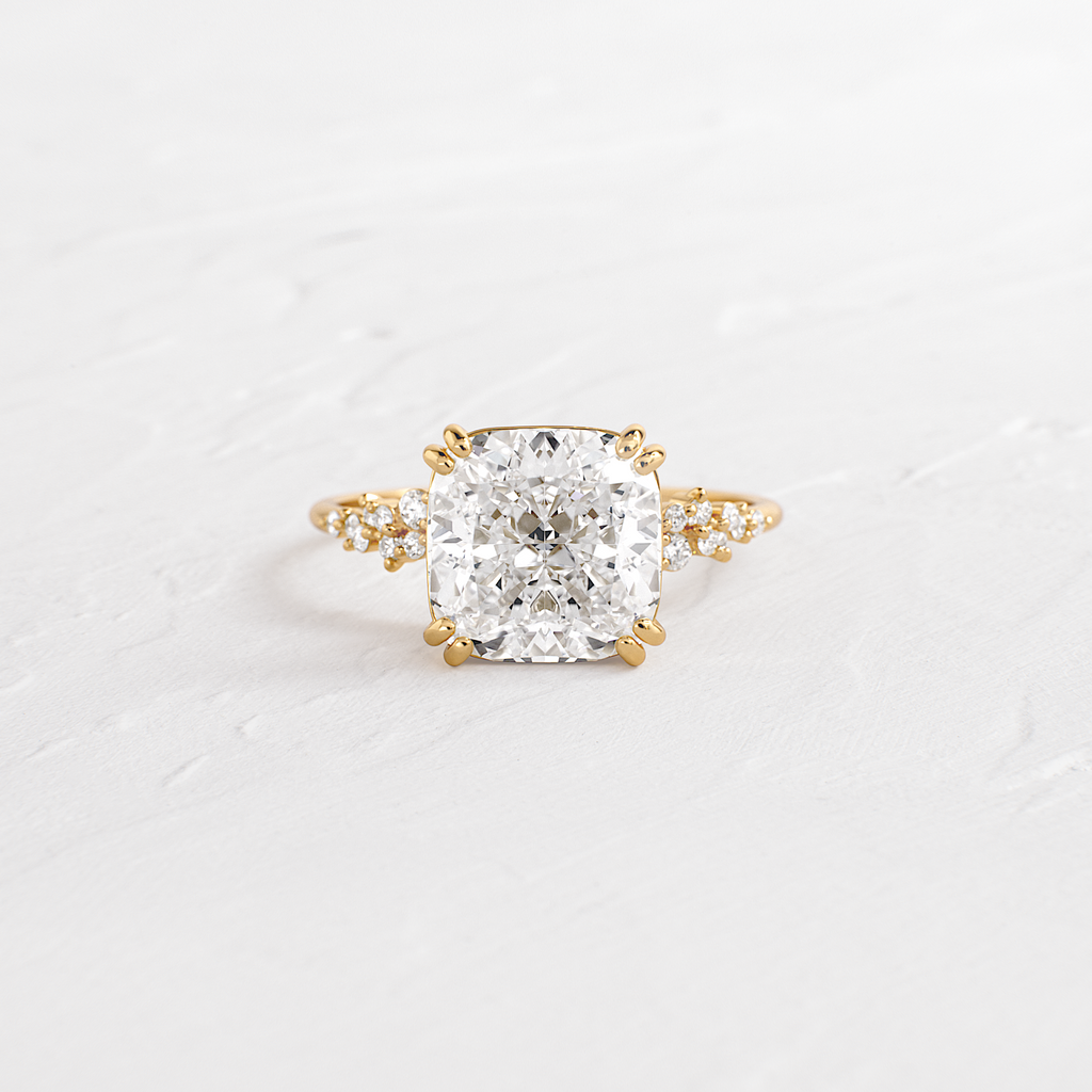 On The Horizon Ring, Cushion Cut | Melanie Casey Jewelry