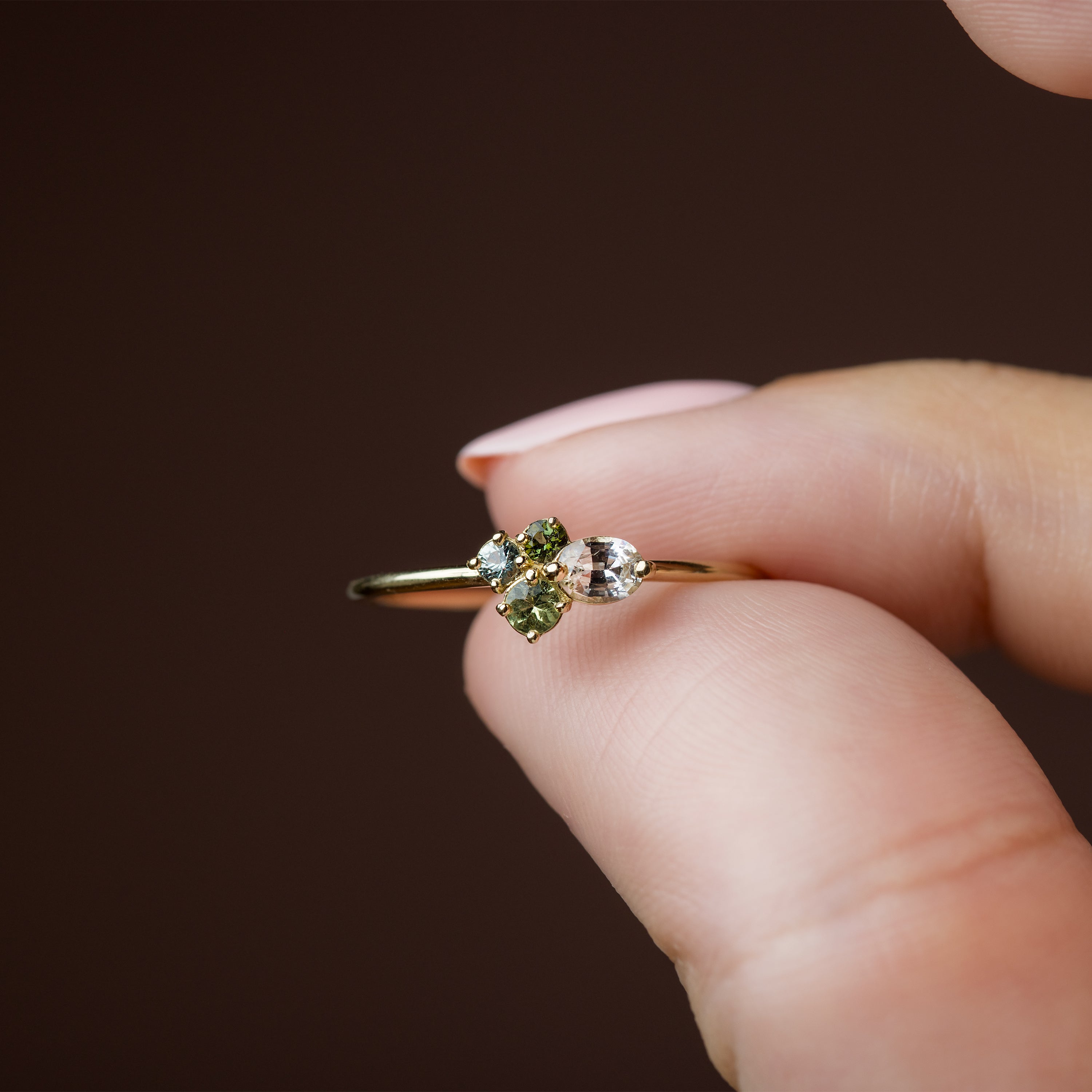 Seafloor Mini Cluster Ring | Melanie Casey Jewelry