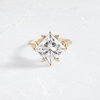 Stargaze Ring, 4.03ct Princess Cut (14k Yellow Gold)