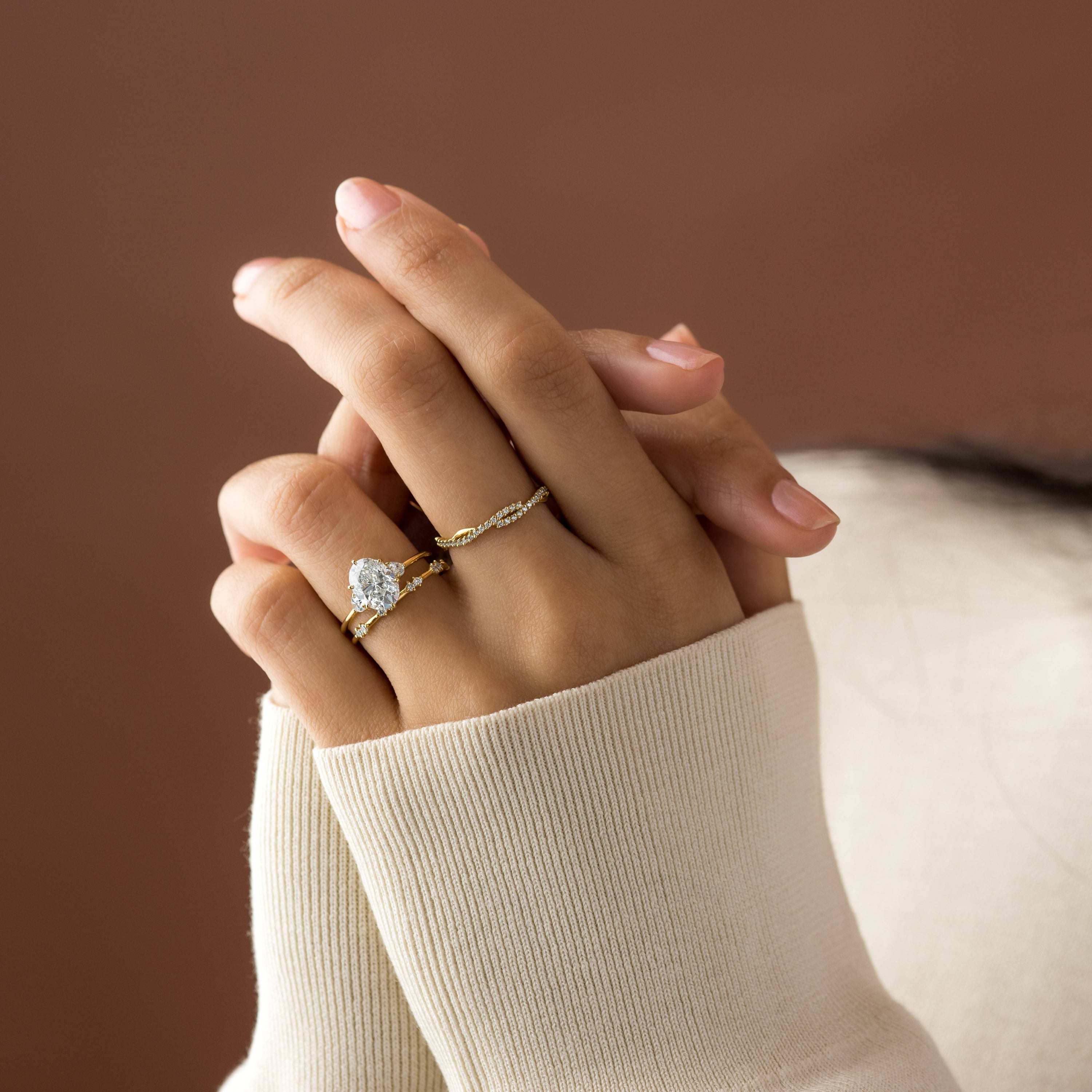 Duet Rings Duet Ring, Oval Cut | Melanie Casey Fine Jewelry