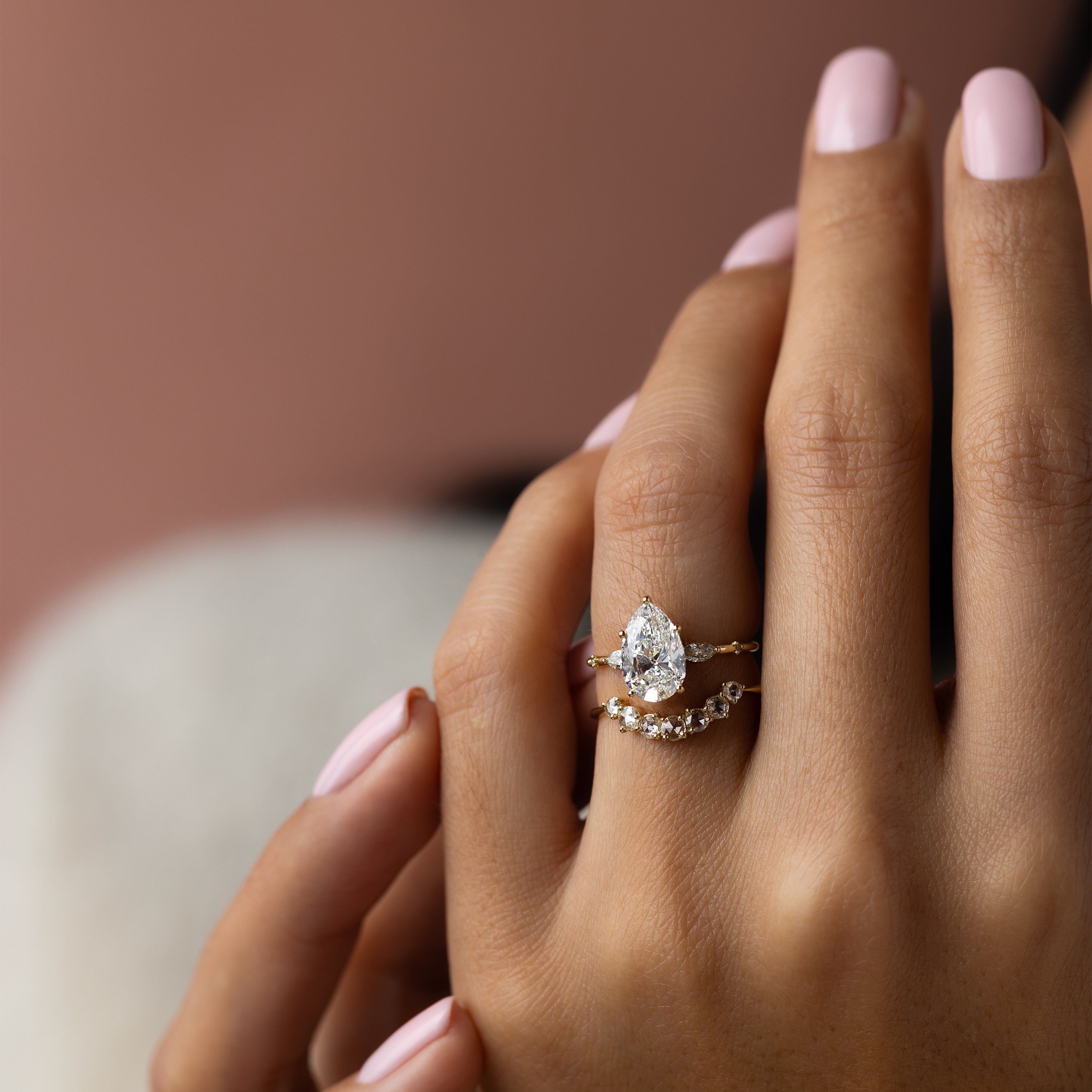 Windlass Ring, 1.8ct. Natural Pear Cut | Melanie Casey Fine Jewelry