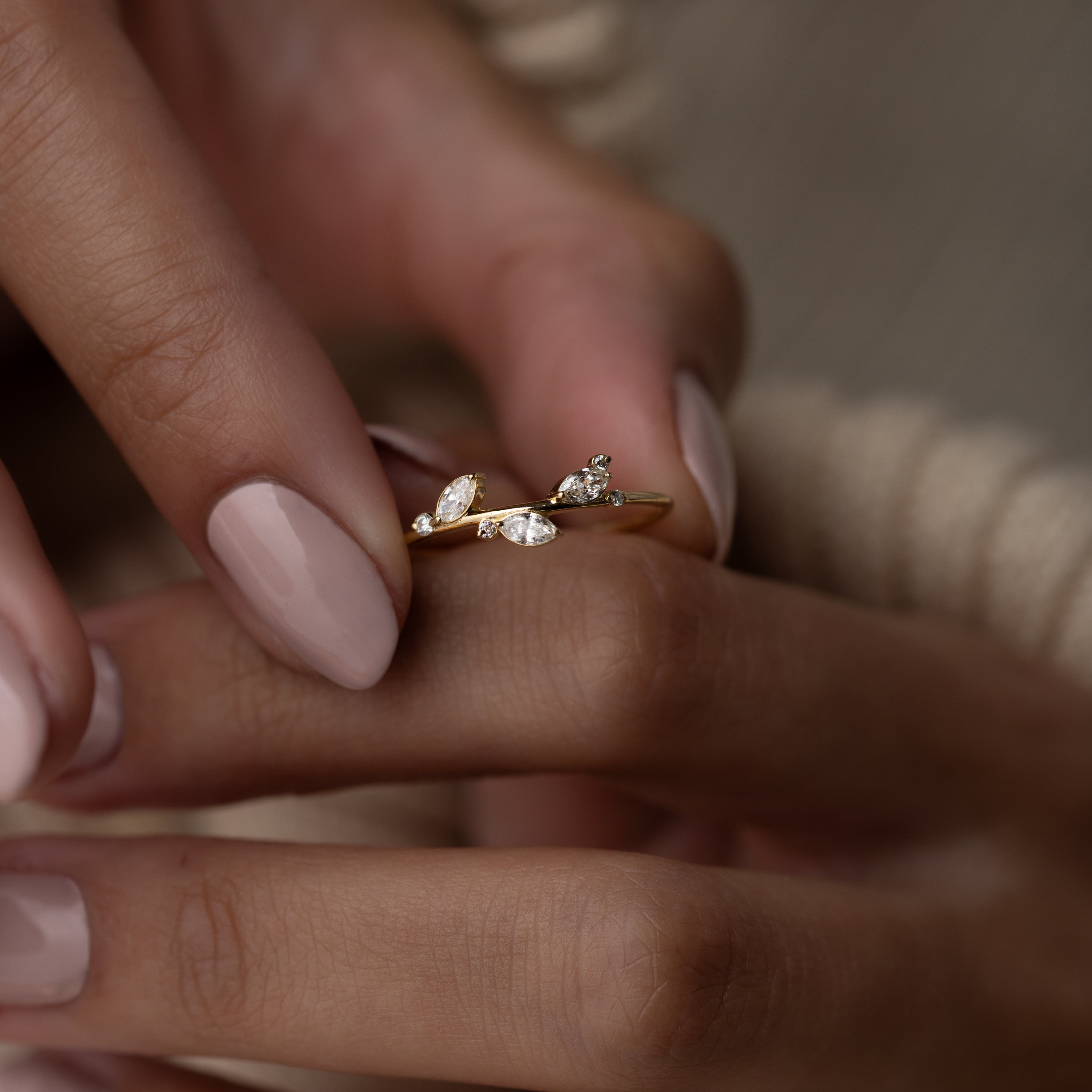 By the Bushel Ring in Diamond | Melanie Casey Fine Jewelry