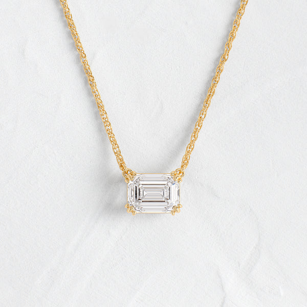 超特価！米軍 実物 SWEETHEART JEWELRY 魚雷ネックレス Threaded Necklace, Emerald Cut | Melanie Casey Fine Jewelry