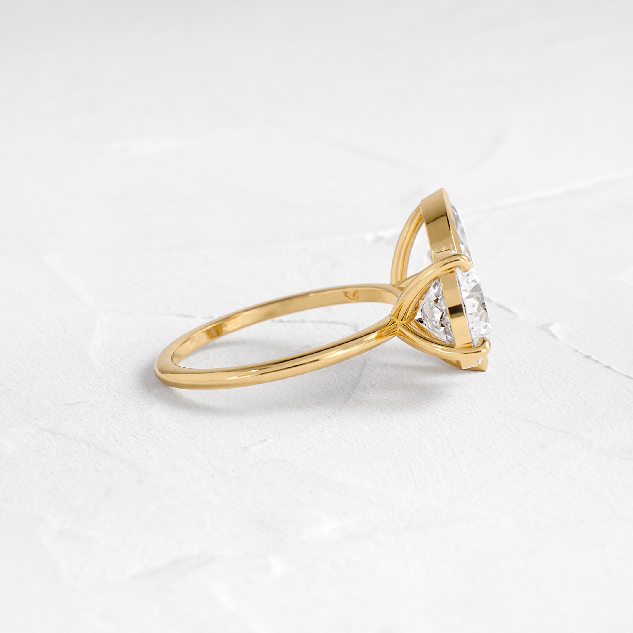 Magnolia Ring, Lab-Grown Round and Marquise Cuts | Melanie Casey