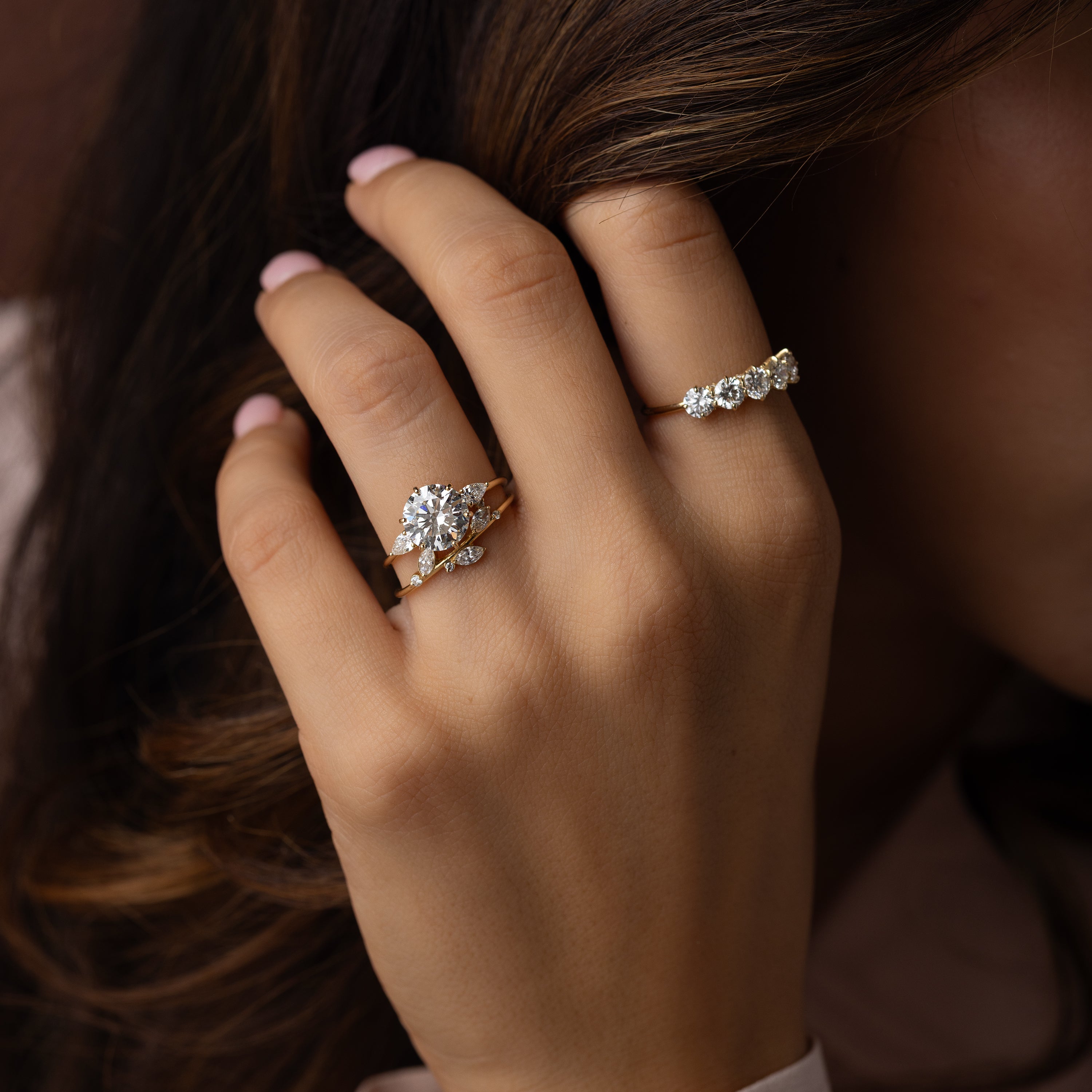 First Light Ring, 2.15ct. Lab-Grown Round Cut | Melanie Casey Jewelry