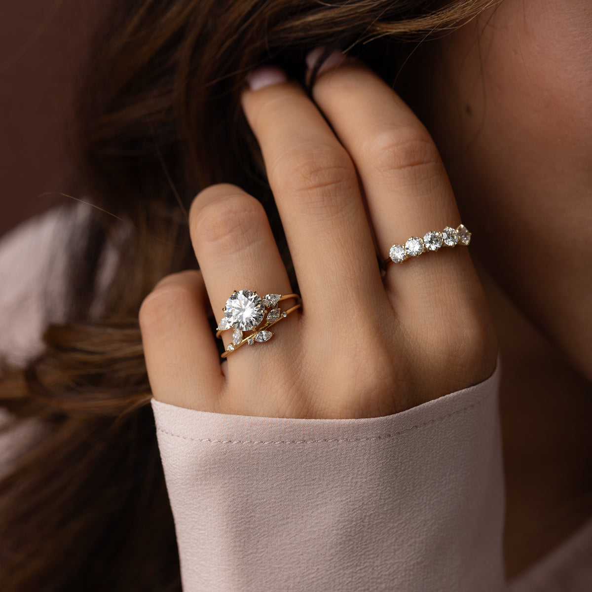 First Light Ring, 2.15ct. Lab-Grown Round Cut | Melanie Casey Jewelry