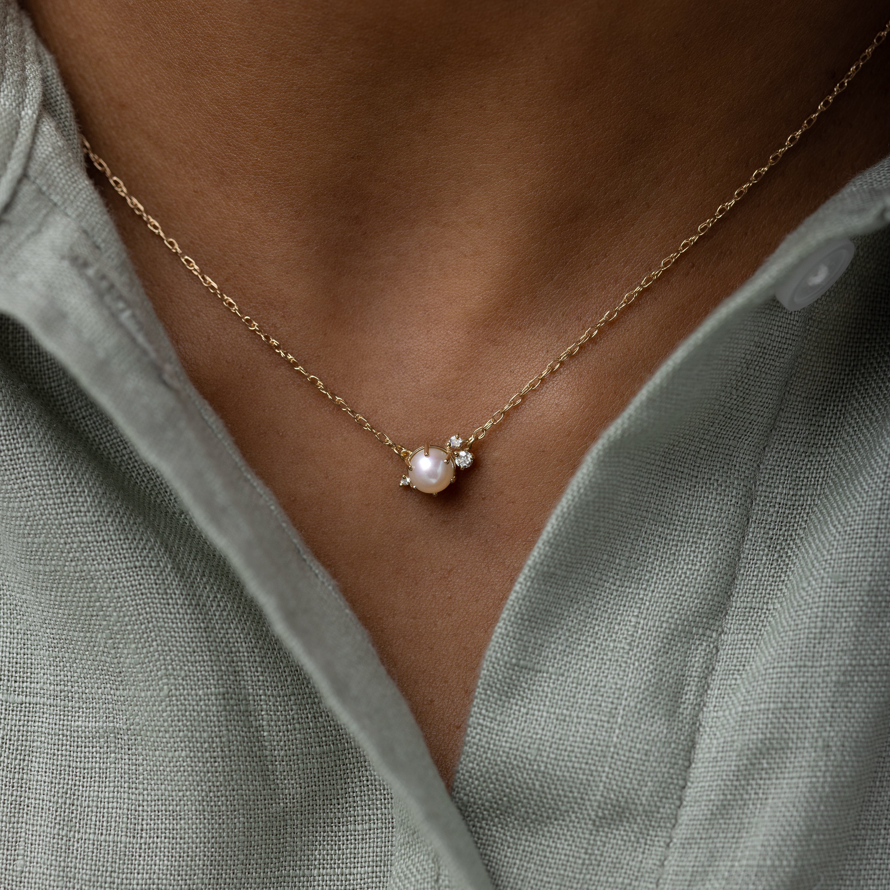 Pearl Flurry Necklace - In Stock | Melanie Casey Fine Jewelry