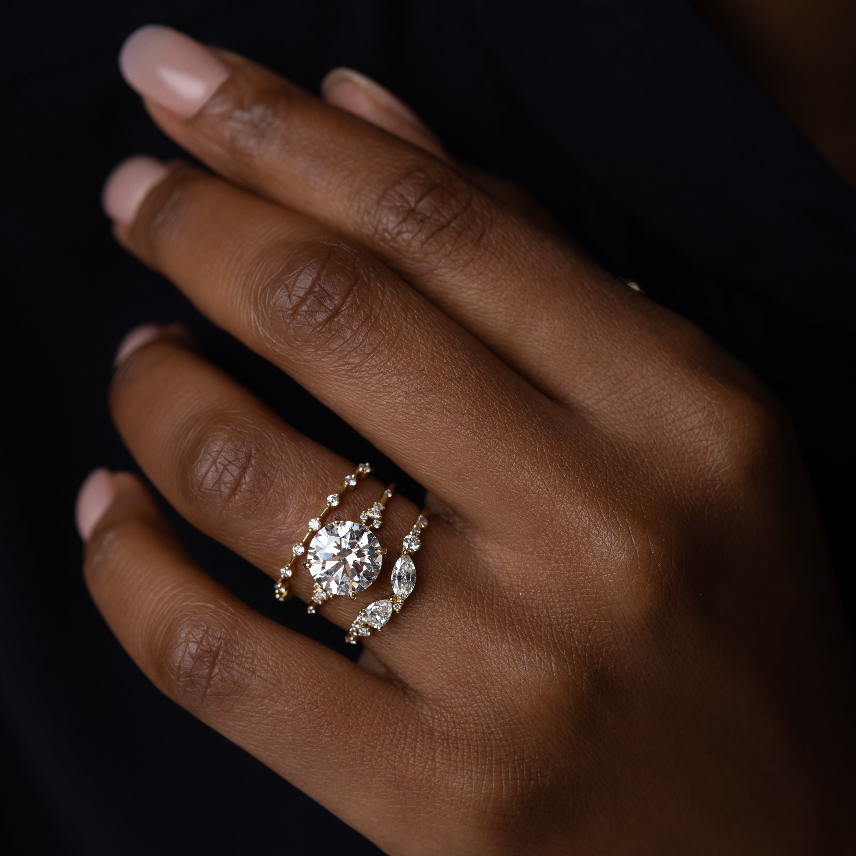 Myriad Ring, 2.6ct. Lab-Grown Round Cut | Melanie Casey Jewelry