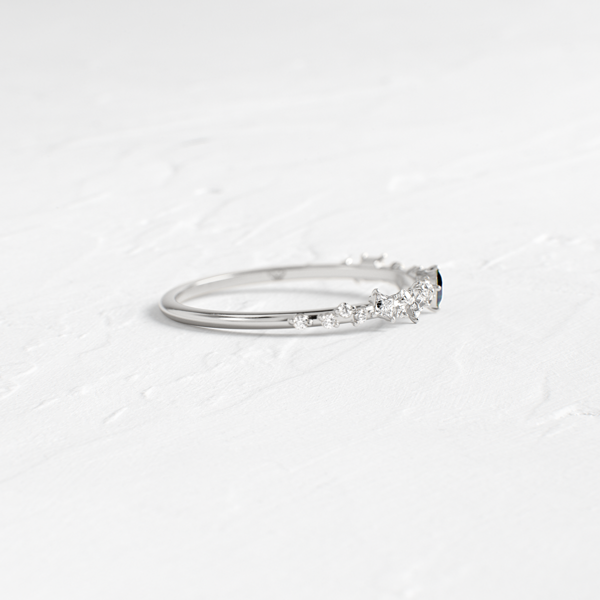 Sprinkle of Sugar Ring in Green Sapphire | Melanie Casey Jewelry