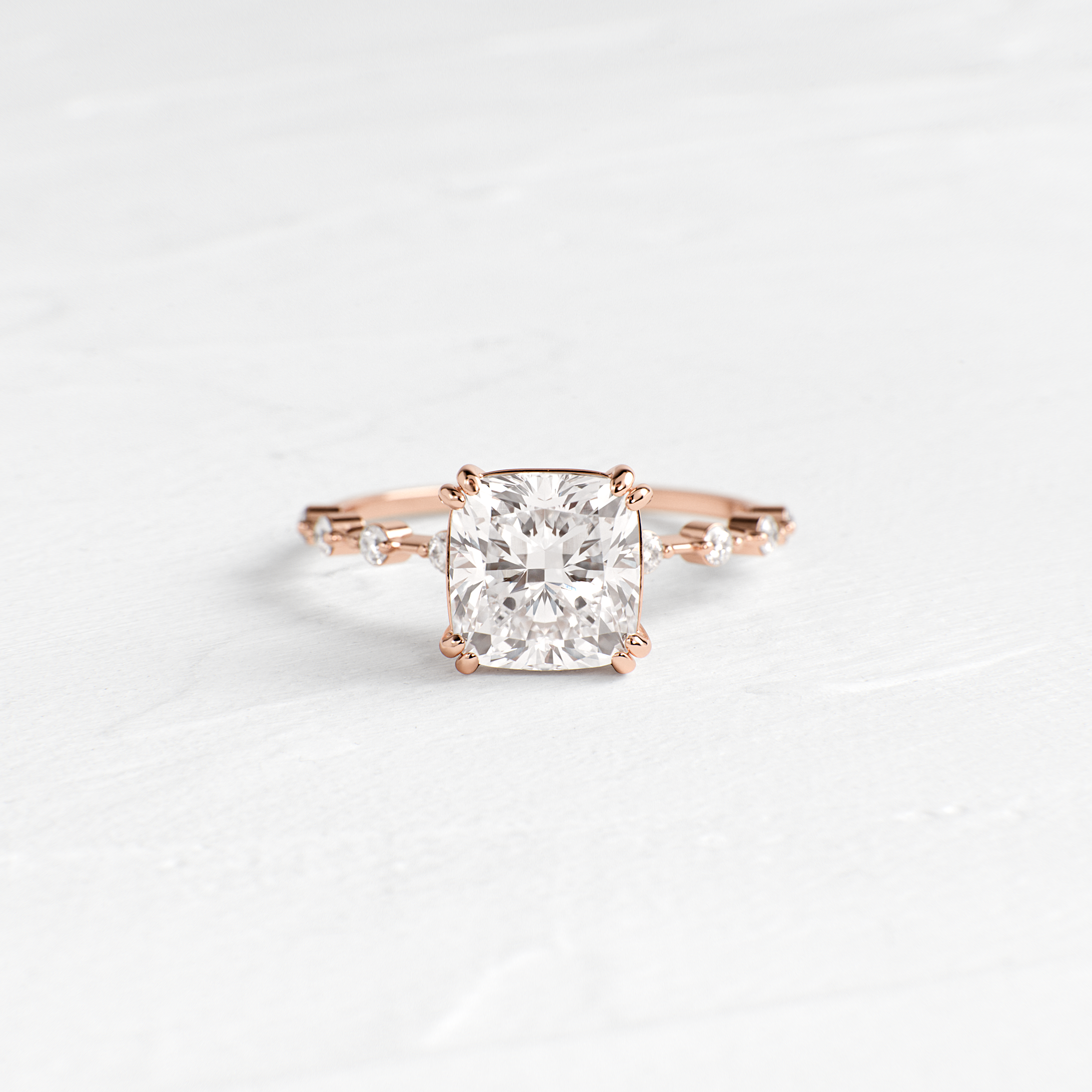 Distance Ring, Cushion Cut – Melanie Casey