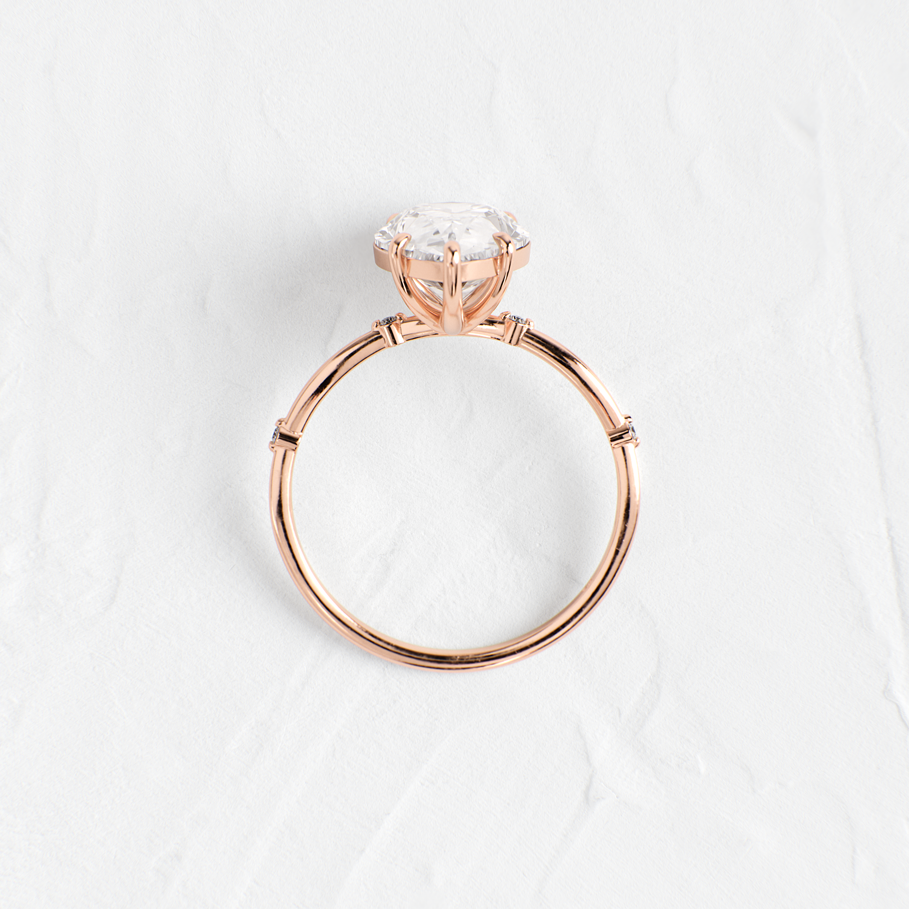 Hillside Ring, Pear Cut - Melanie Casey