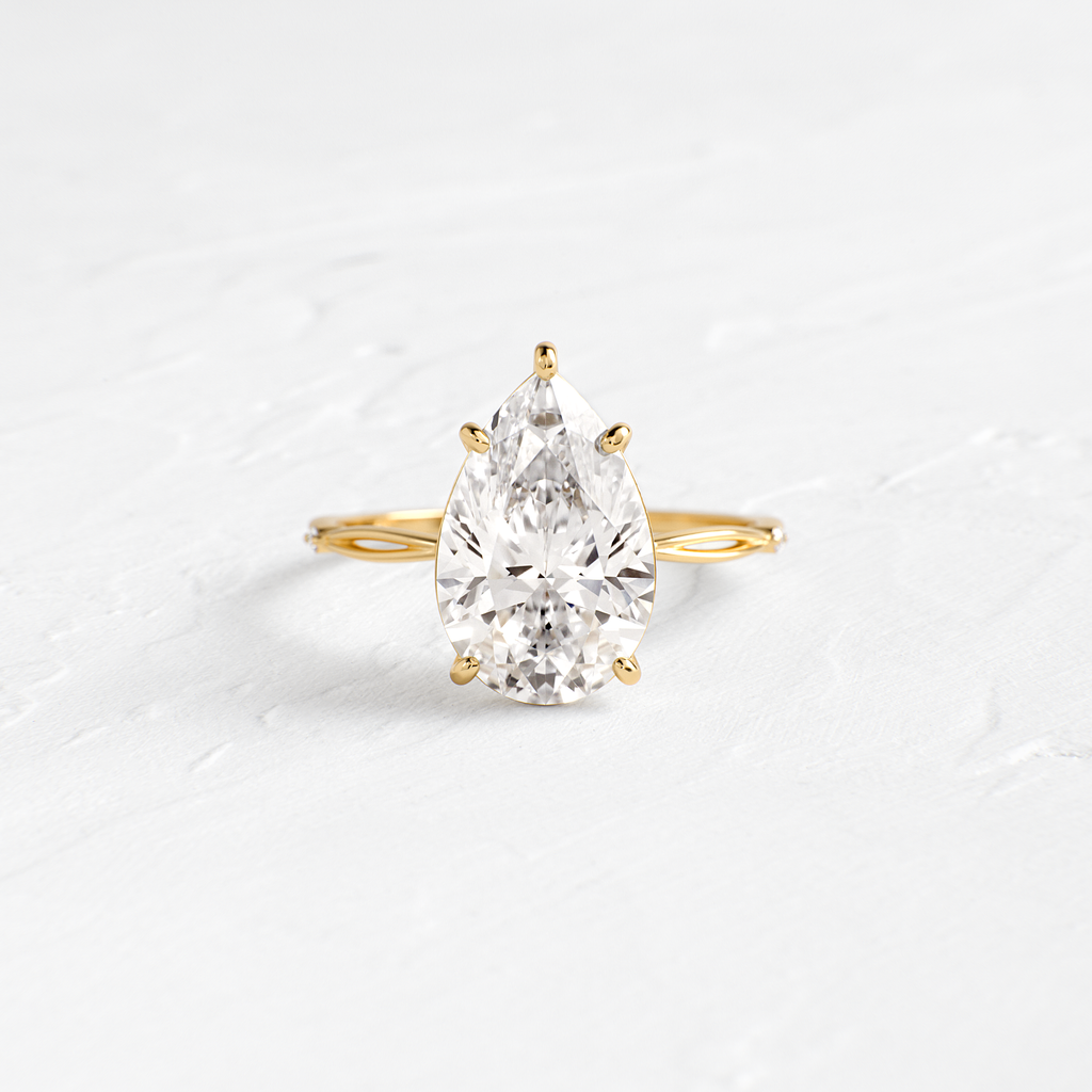 Hillside Ring, Pear Cut - Melanie Casey