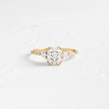 Arise Ring, Cushion Cut | Melanie Casey Jewelry