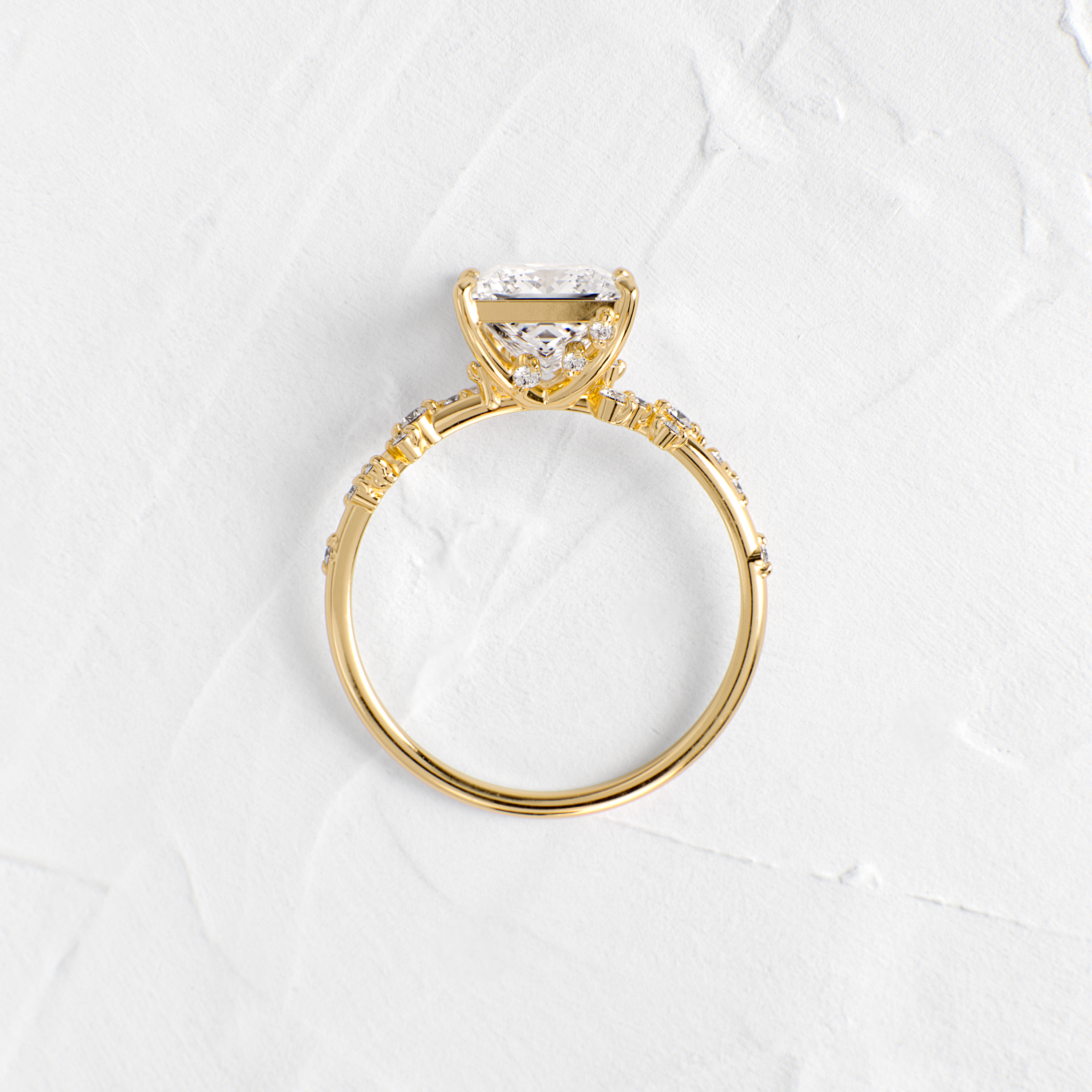 Wisteria Ring, Princess Cut | Melanie Casey