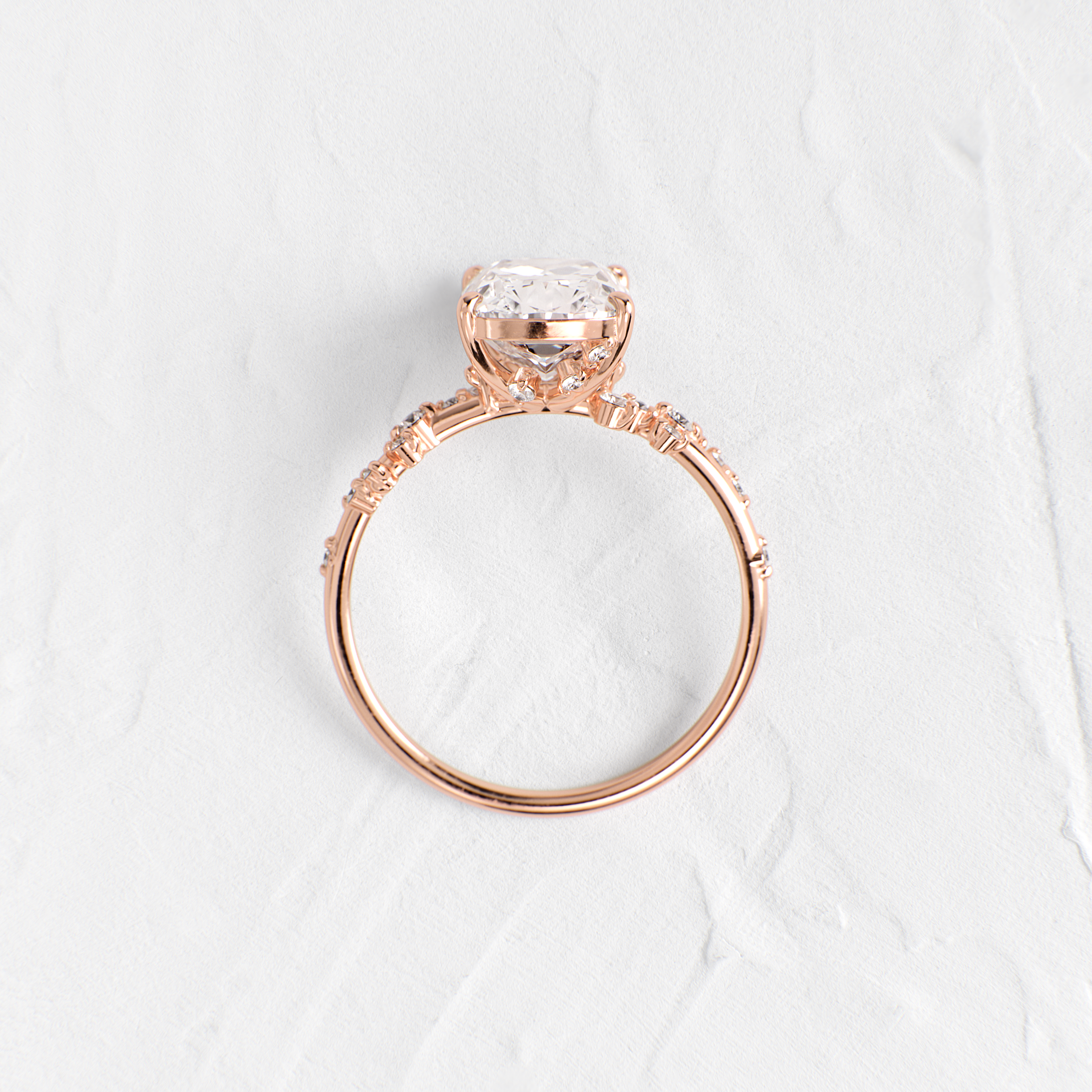 Wisteria Ring, Cushion Cut | Melanie Casey