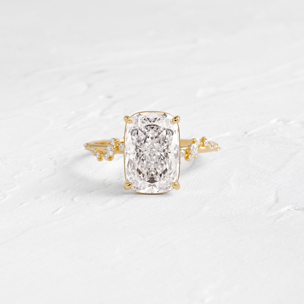 Wisteria Ring, Cushion Cut | Melanie Casey