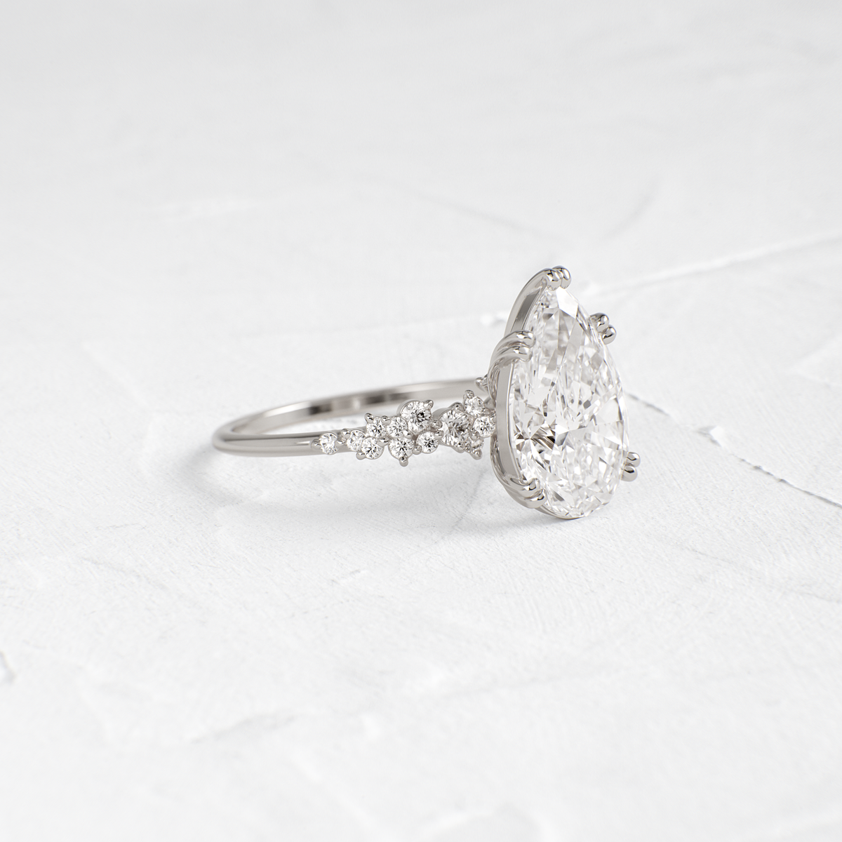 On The Horizon Ring, Pear Cut | Melanie Casey Jewelry