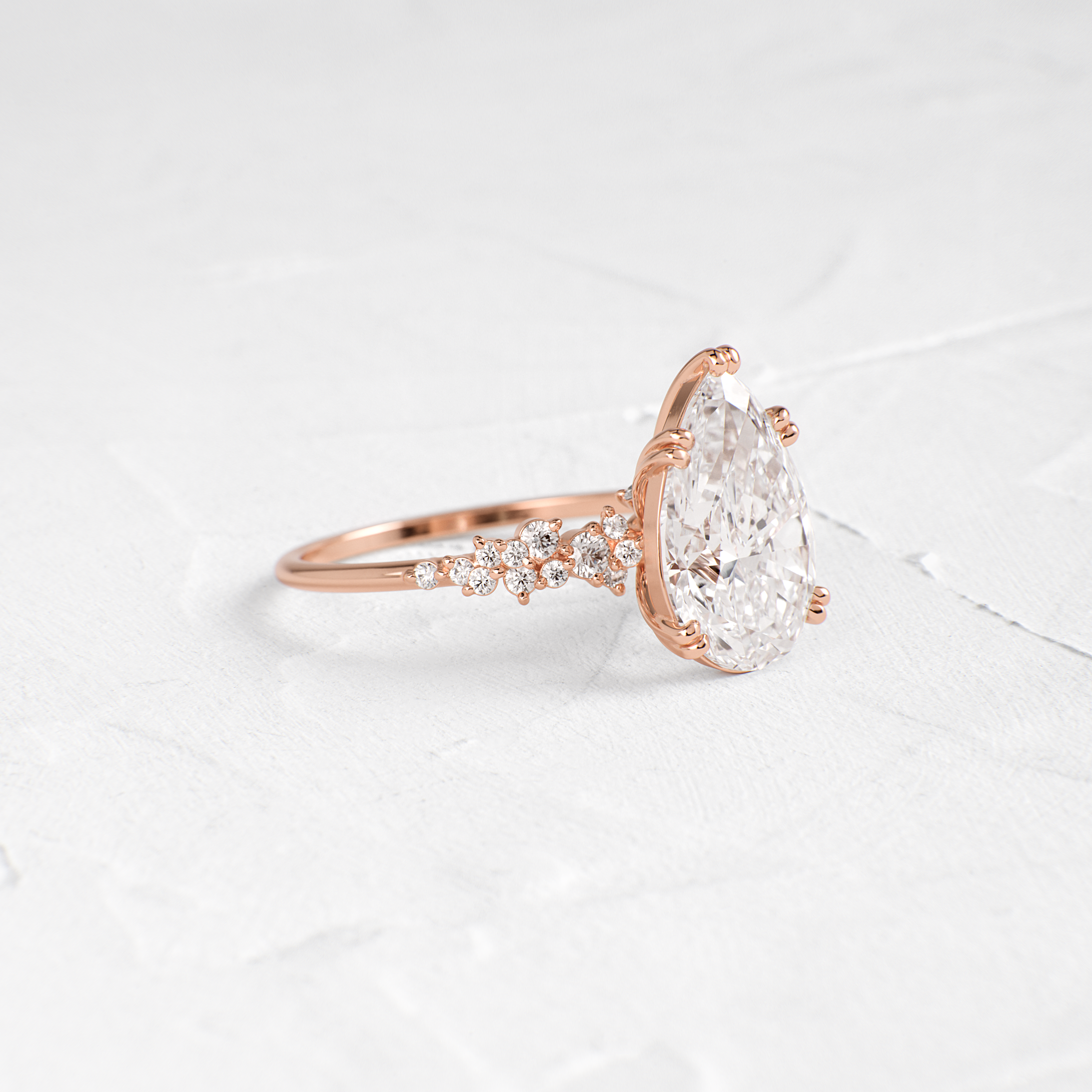 On The Horizon Ring, Pear Cut | Melanie Casey Jewelry