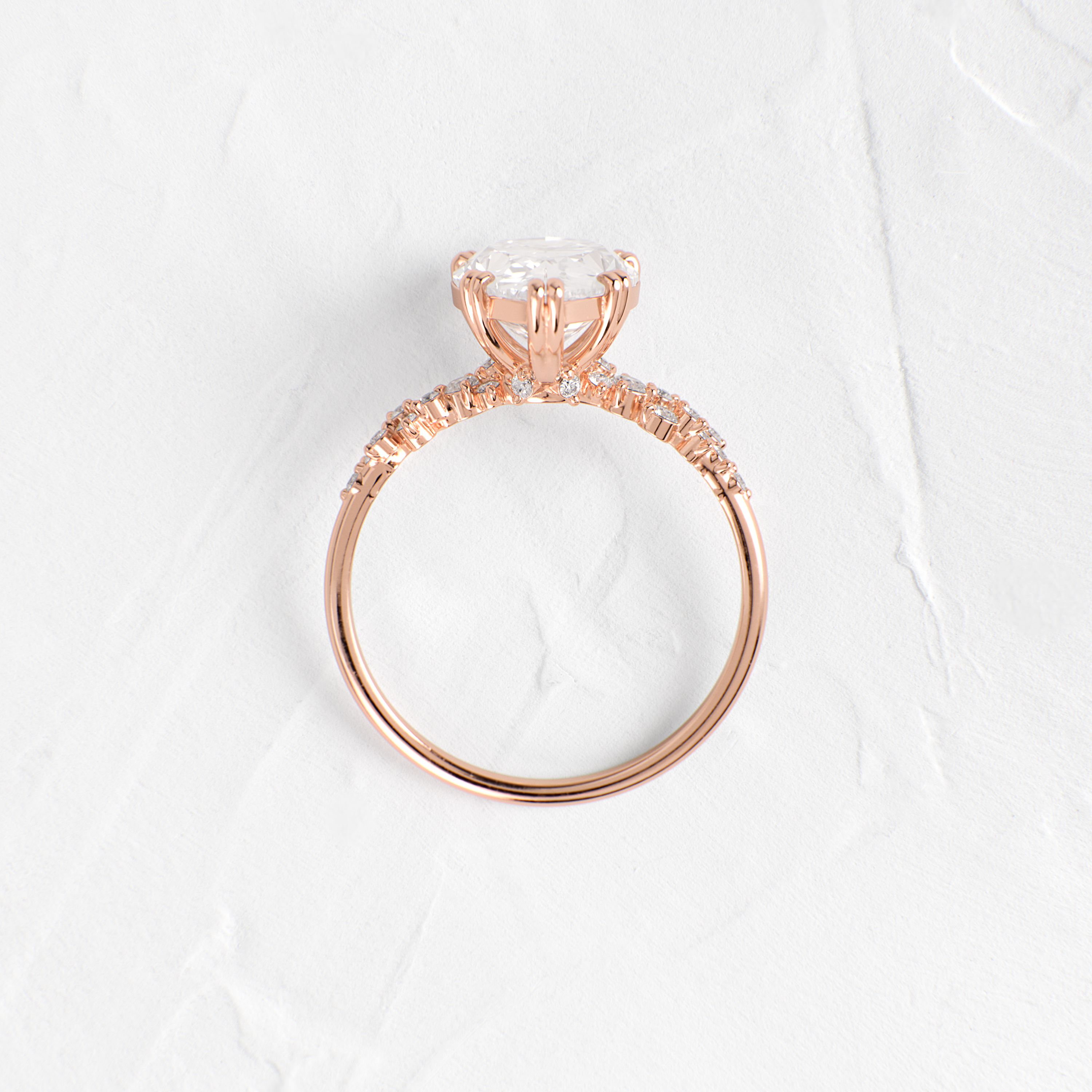 On The Horizon Ring, Pear Cut | Melanie Casey Jewelry