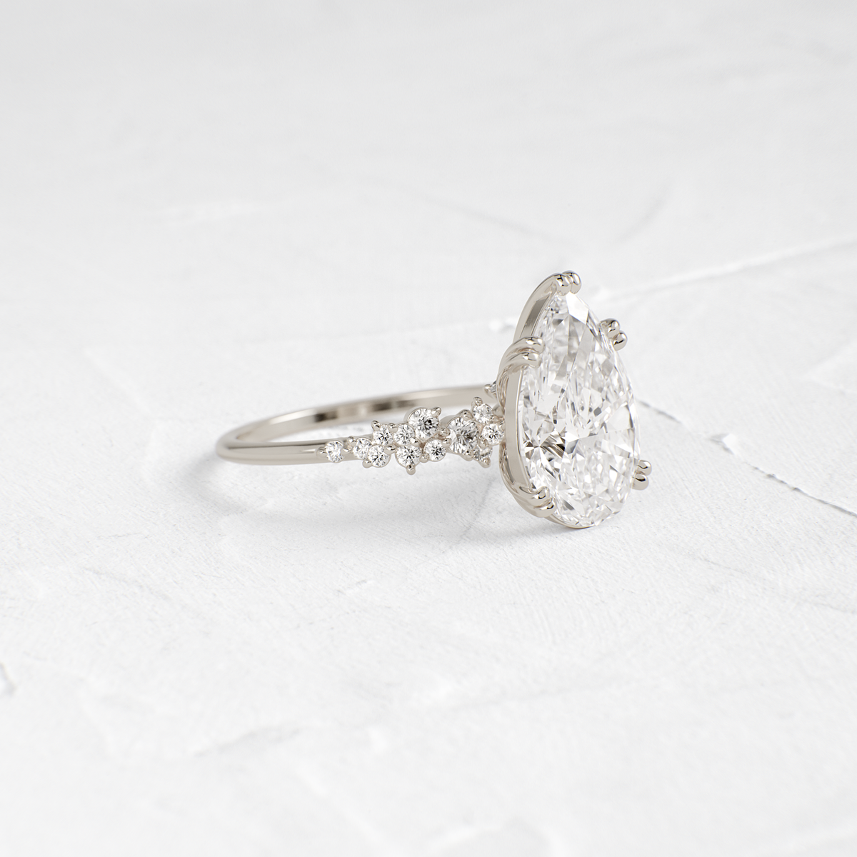 On The Horizon Ring, Pear Cut | Melanie Casey Jewelry