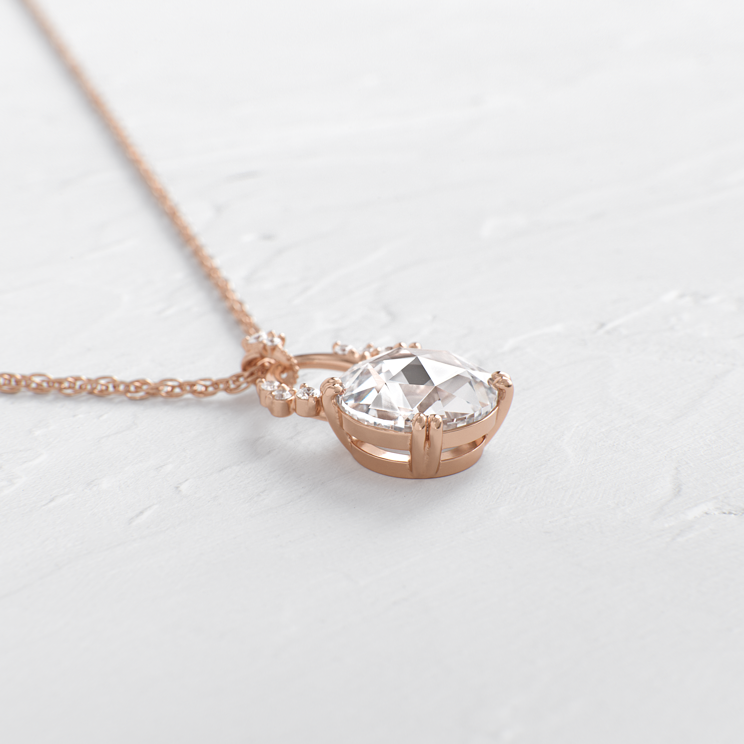 Skylight Necklace, Rose Cut | Melanie Casey