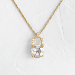 Skylight Necklace, Rose Cut | Melanie Casey