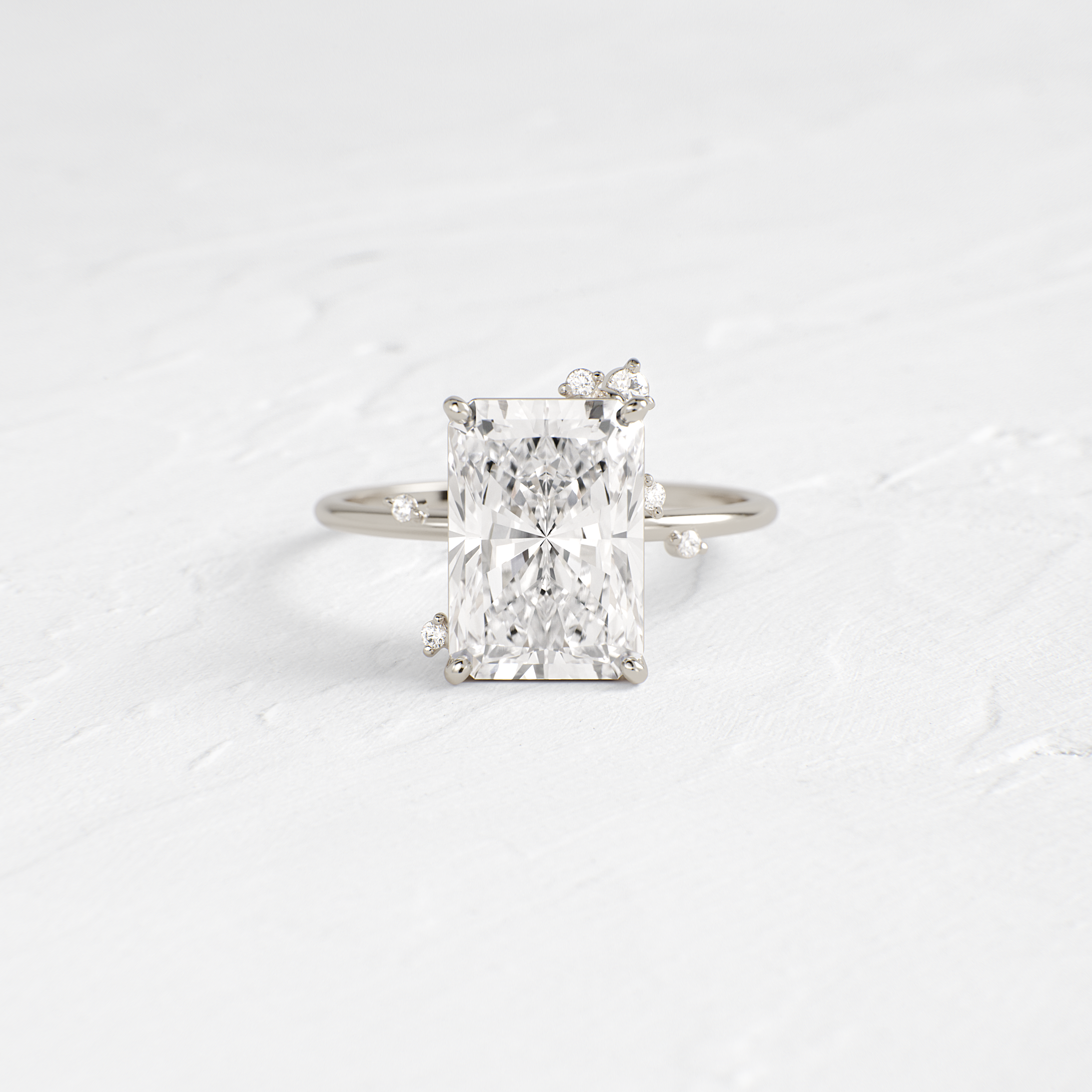 To A Flame Ring, Radiant Cut | Melanie Casey Fine Jewelry