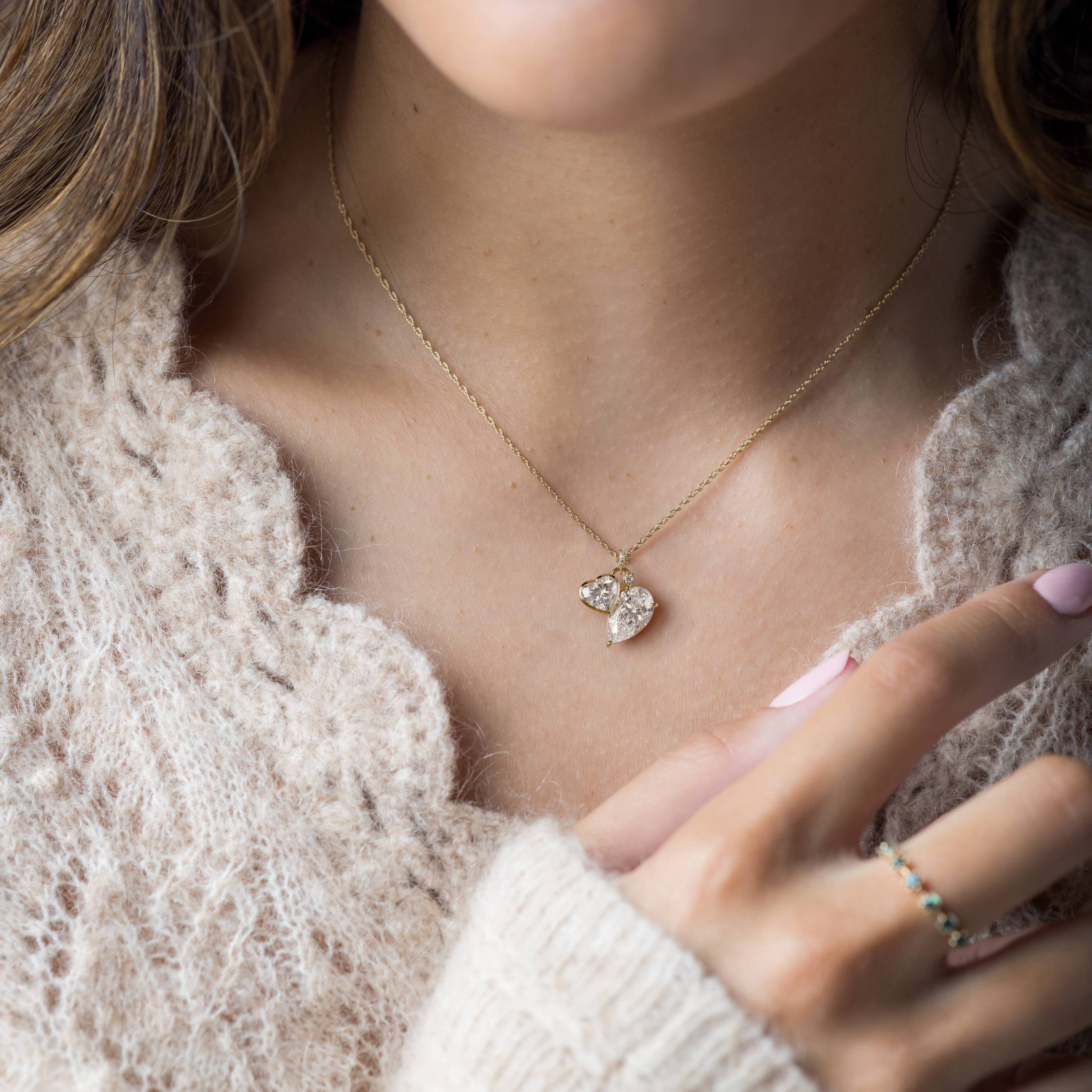 Heart to Heart Necklace | Melanie Casey Fine Jewelry