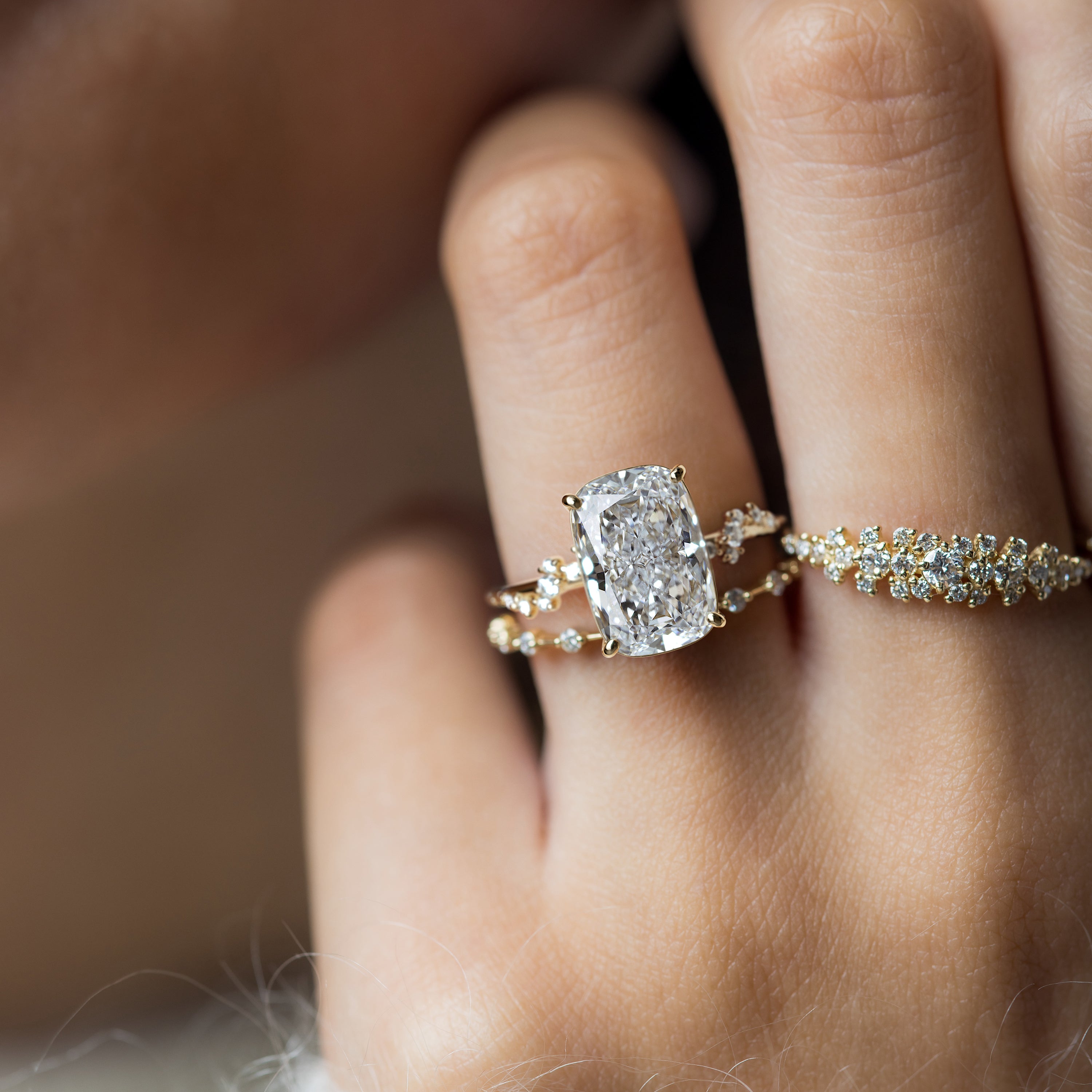 Wisteria Ring, Cushion Cut | Melanie Casey