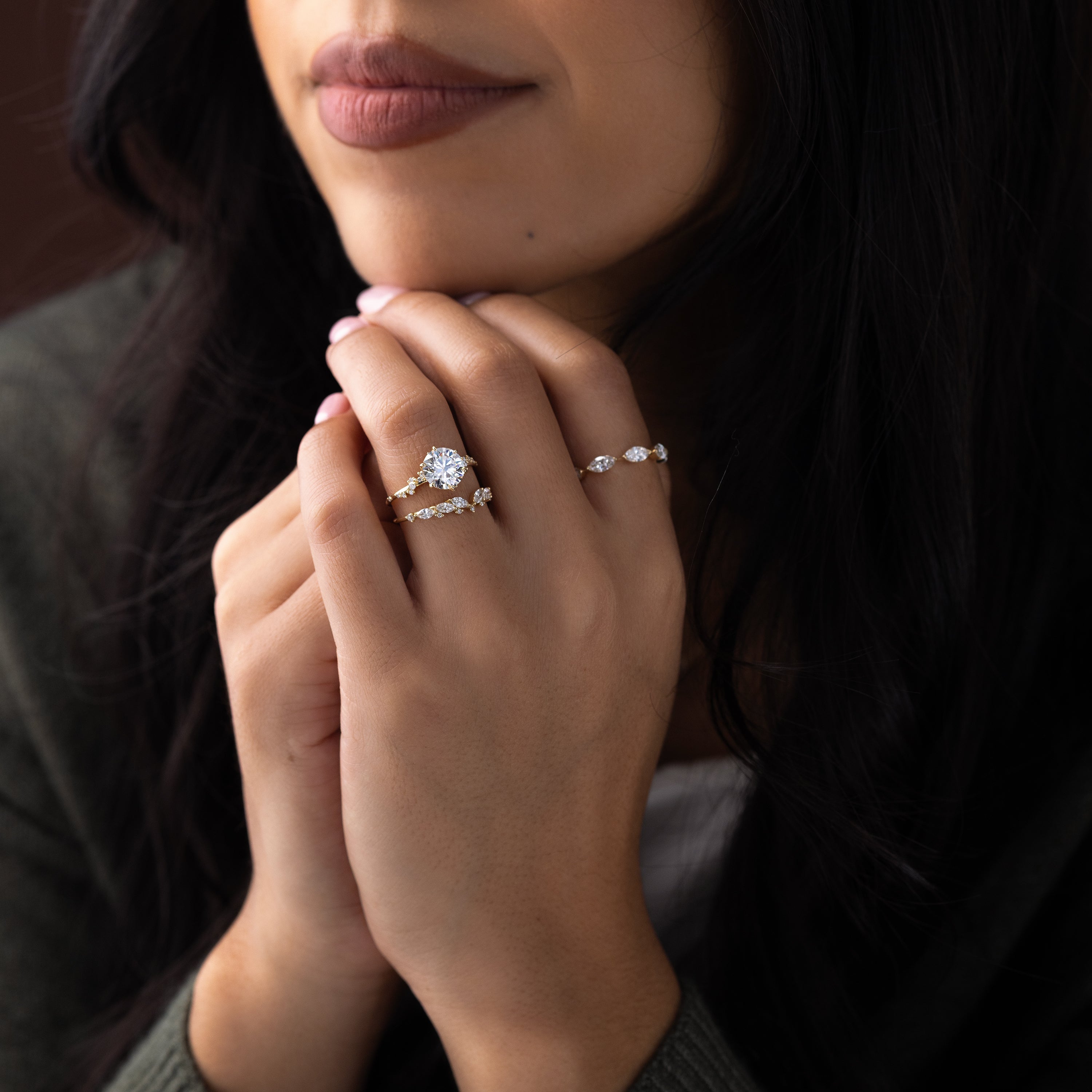 Wisteria Ring, 2.07ct. Lab-Grown Round Cut | Melanie Casey Fine