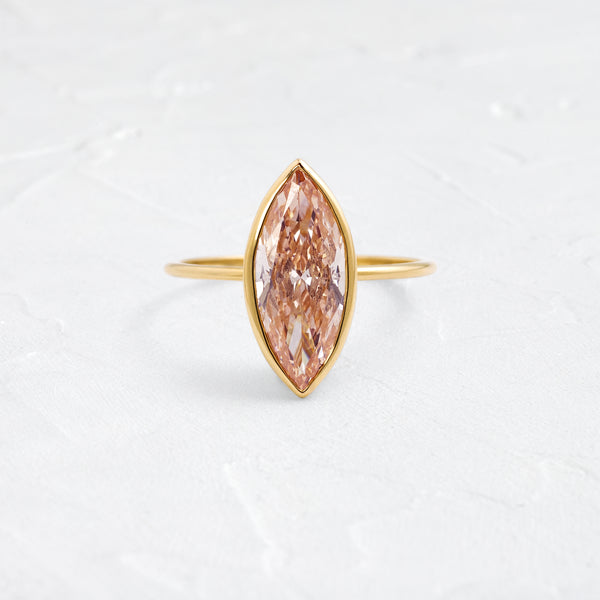 Ravine Ring, 2.58ct. Lab-Grown Pink Diamond | Melanie Casey Jewelry