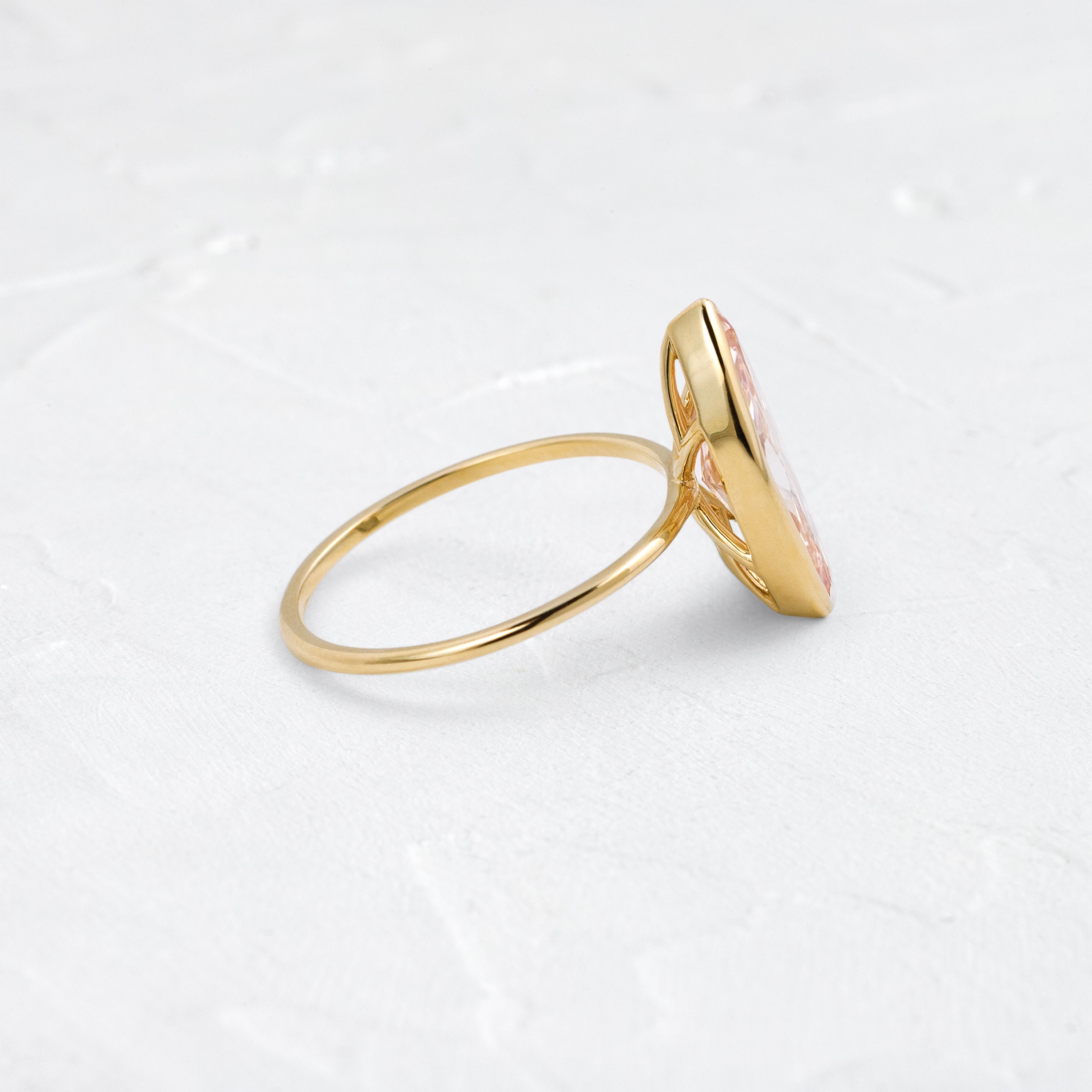 Ravine Ring, 2.58ct. Lab-Grown Pink Diamond | Melanie Casey Jewelry