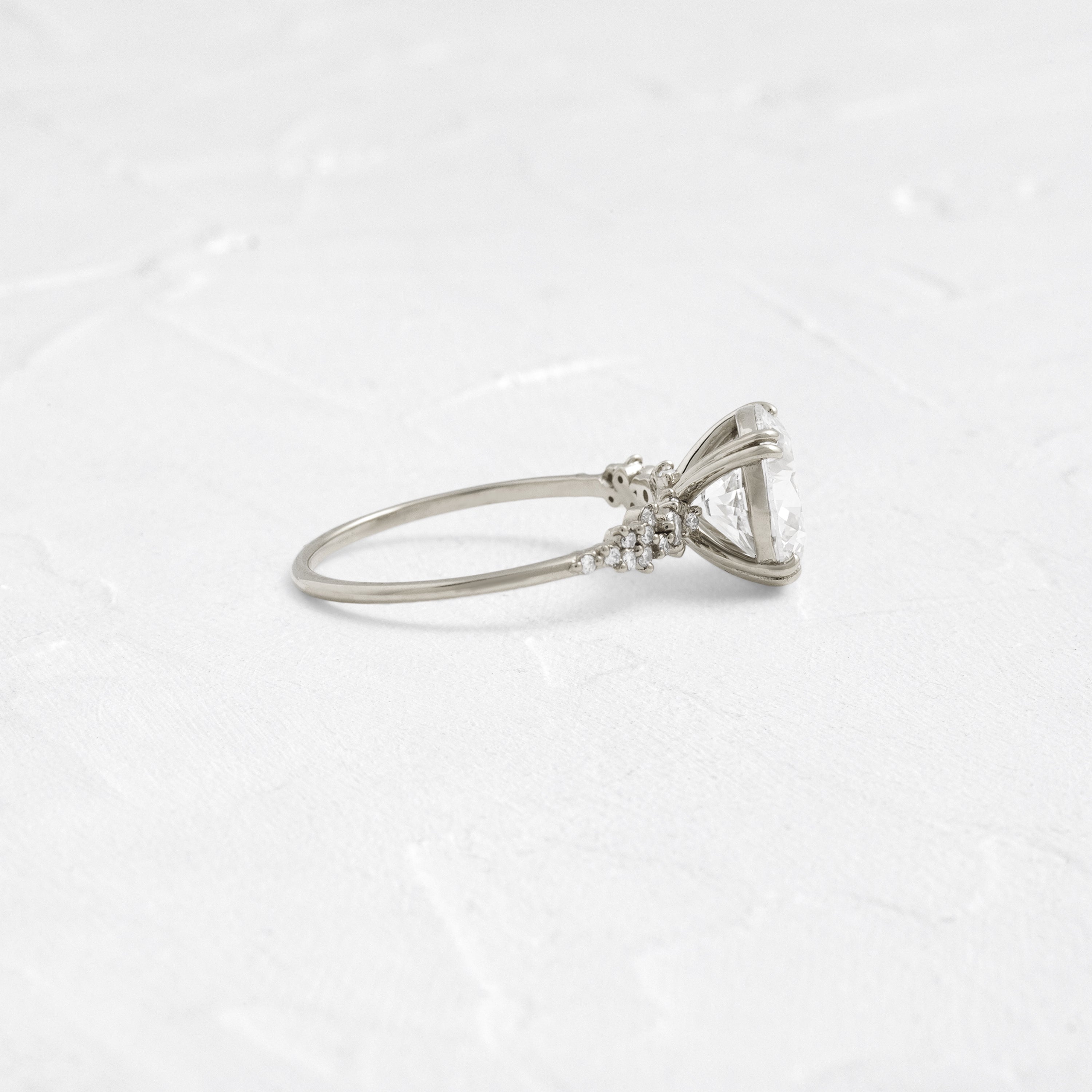 On The Horizon Ring, Round Cut | Melanie Casey Fine Jewelry
