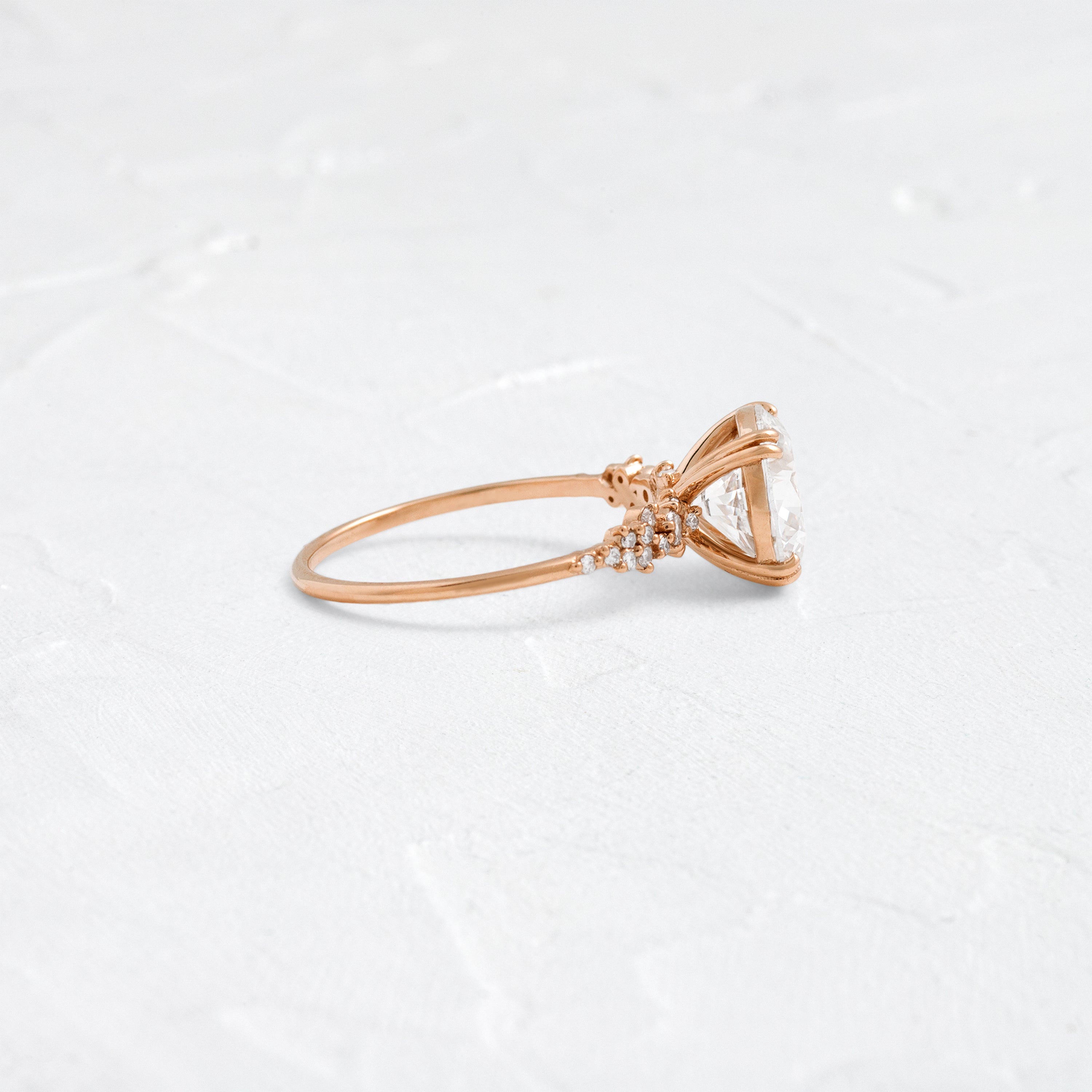 On The Horizon Ring, Round Cut | Melanie Casey Fine Jewelry