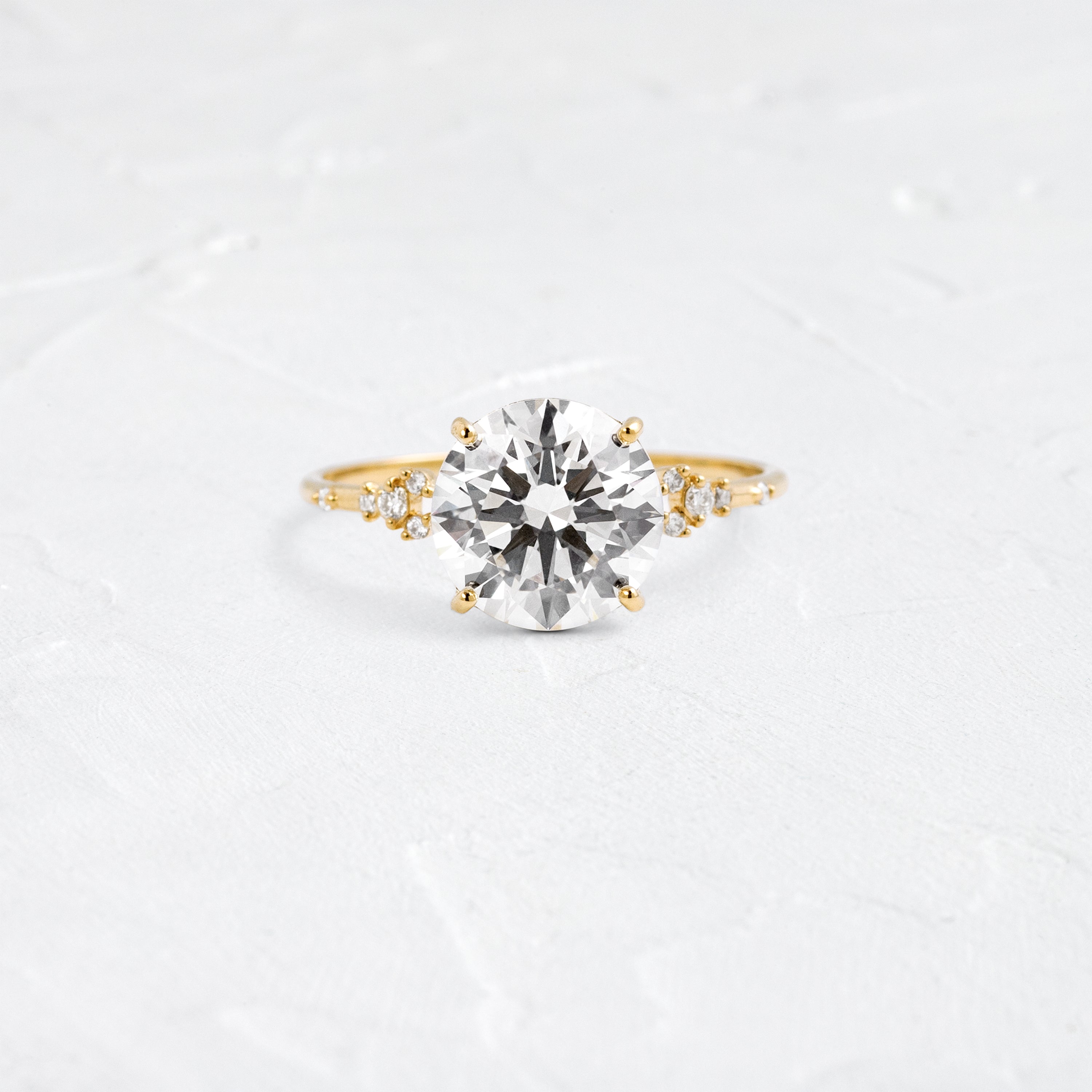 Myriad Ring, 2.6ct. Lab-Grown Round Cut | Melanie Casey Jewelry