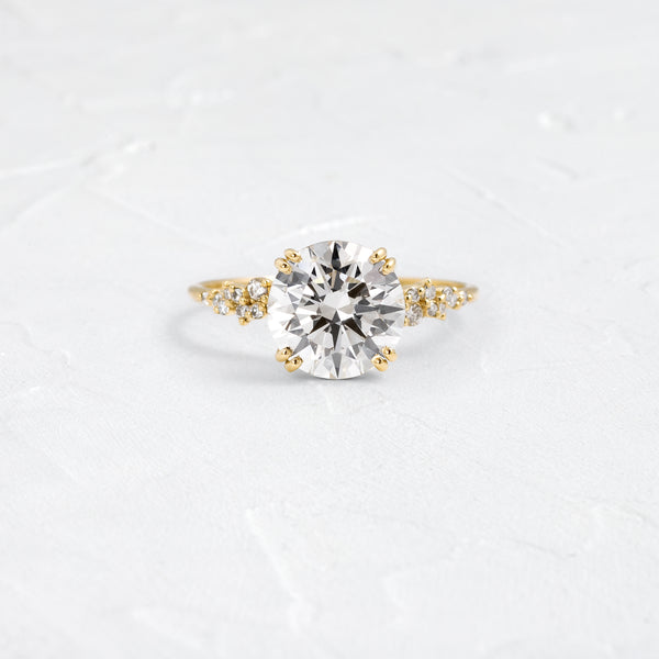 アクセサリー horizon ring EMPTY size17 On The Horizon Ring, 2.56ct. Lab-Grown Round Cut | Melanie Casey