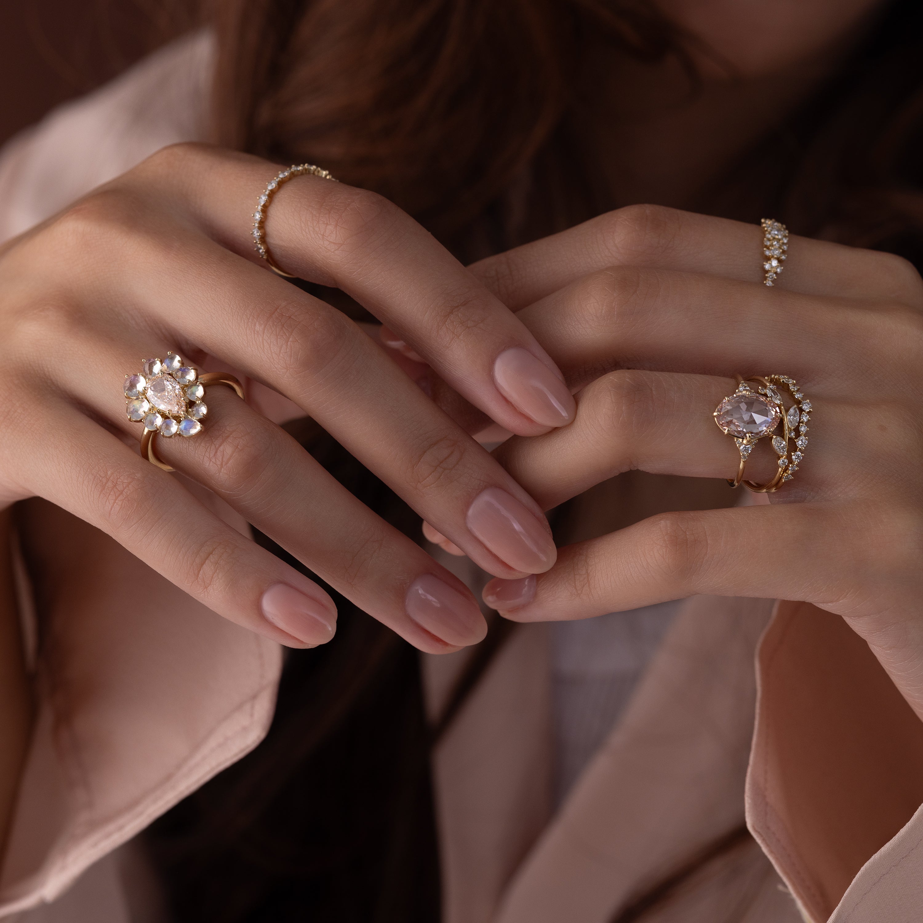 Heritage Ring, 1.36ct. Lab-Grown Pink Diamond | Melanie Casey Jewelry