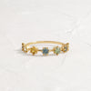 Mixed Montana Sapphire Distance Band - OOS (14k Yellow Gold)