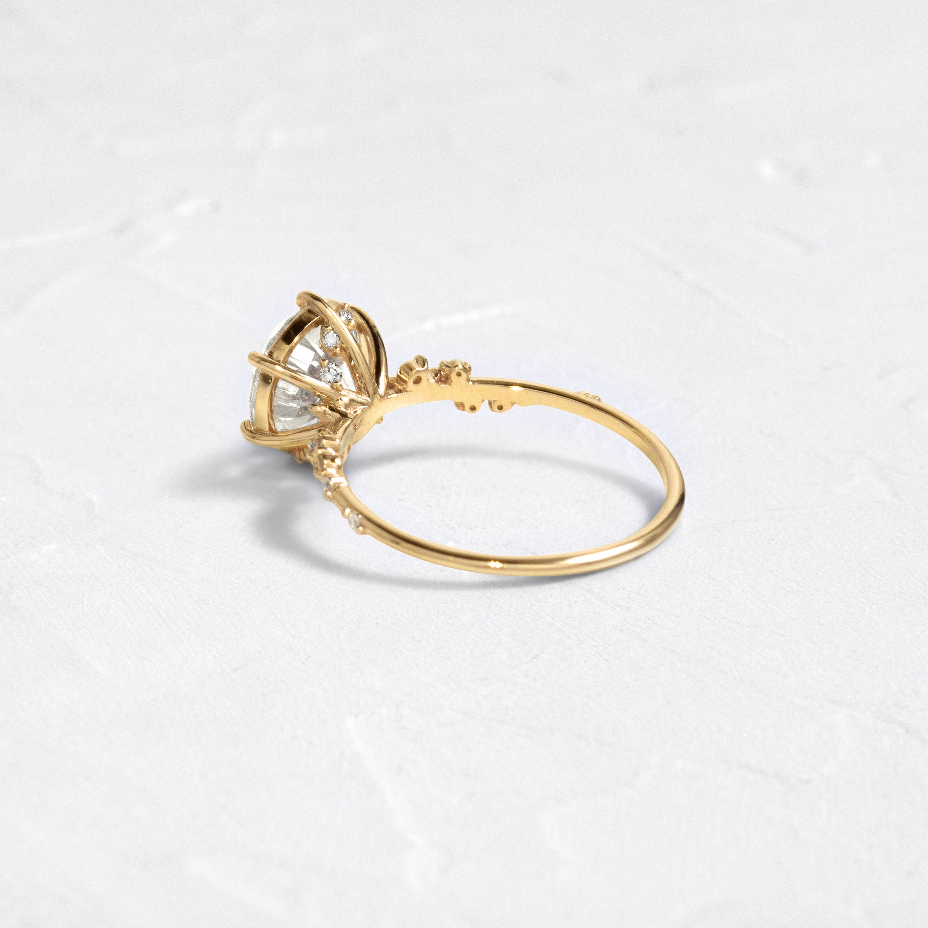 Wisteria Ring, Round Cut | Melanie Casey
