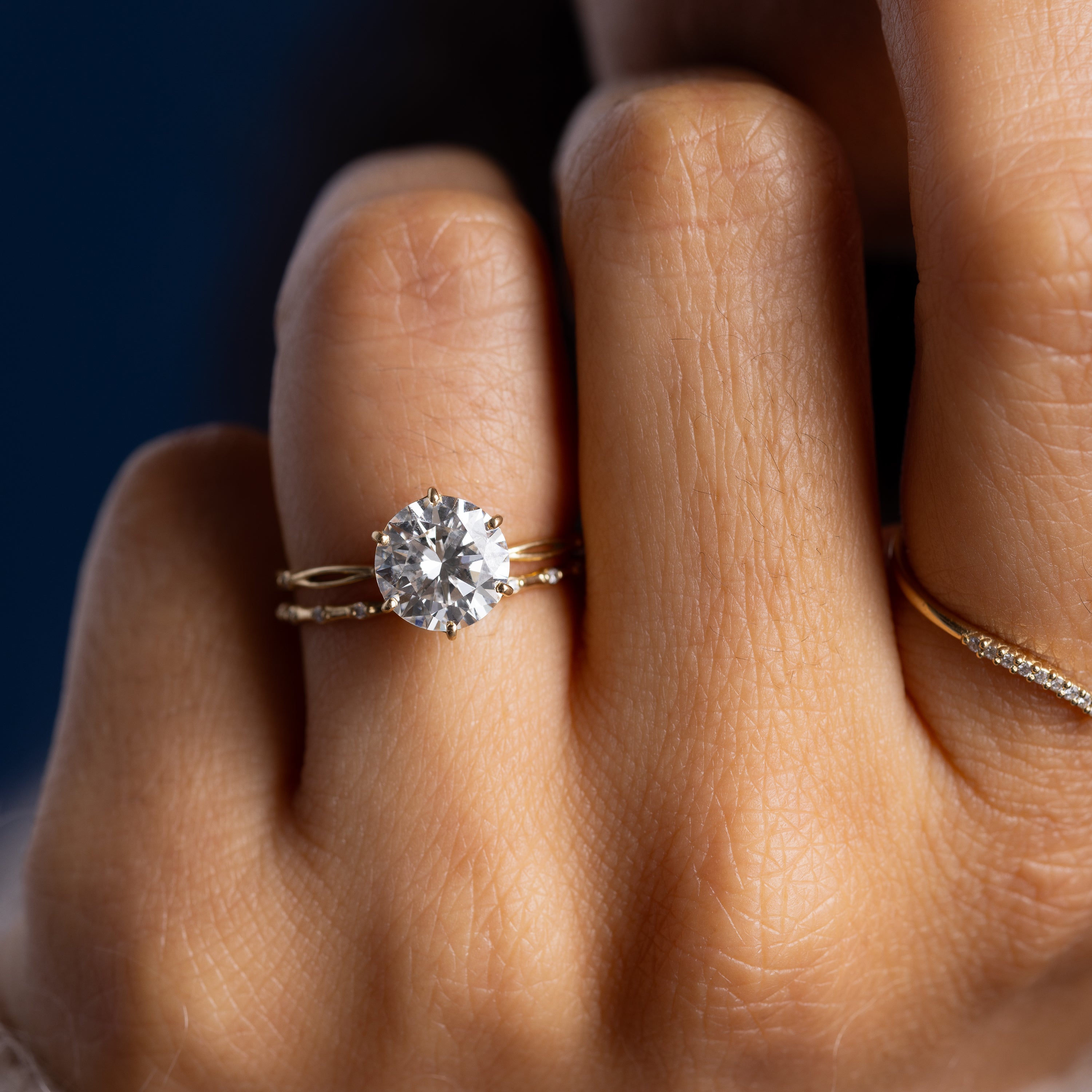 Hillside Ring, Round Cut - Melanie Casey